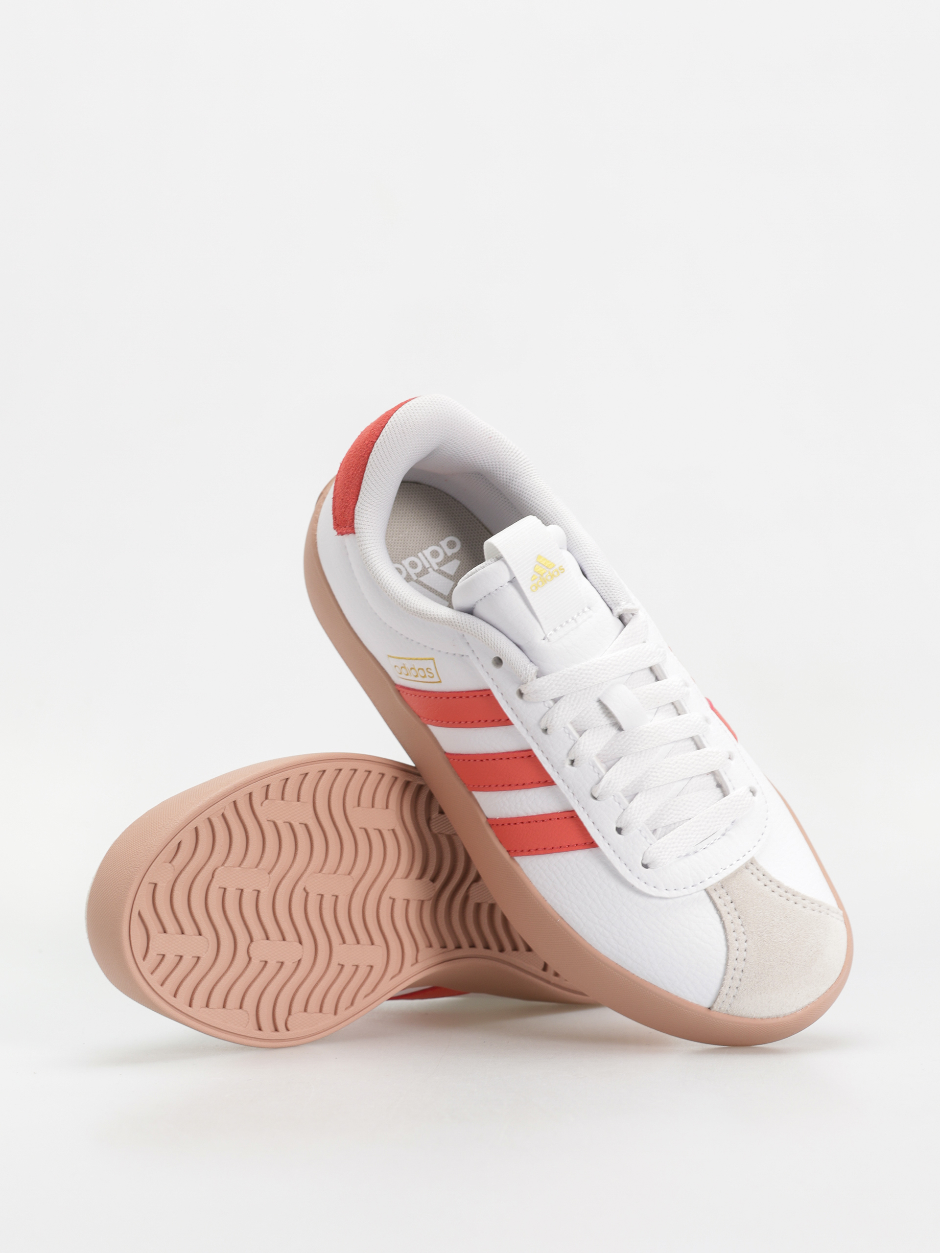 Boty adidas Vl Court 3.0 Wmn (ftwwht/prelsc/goldmt)