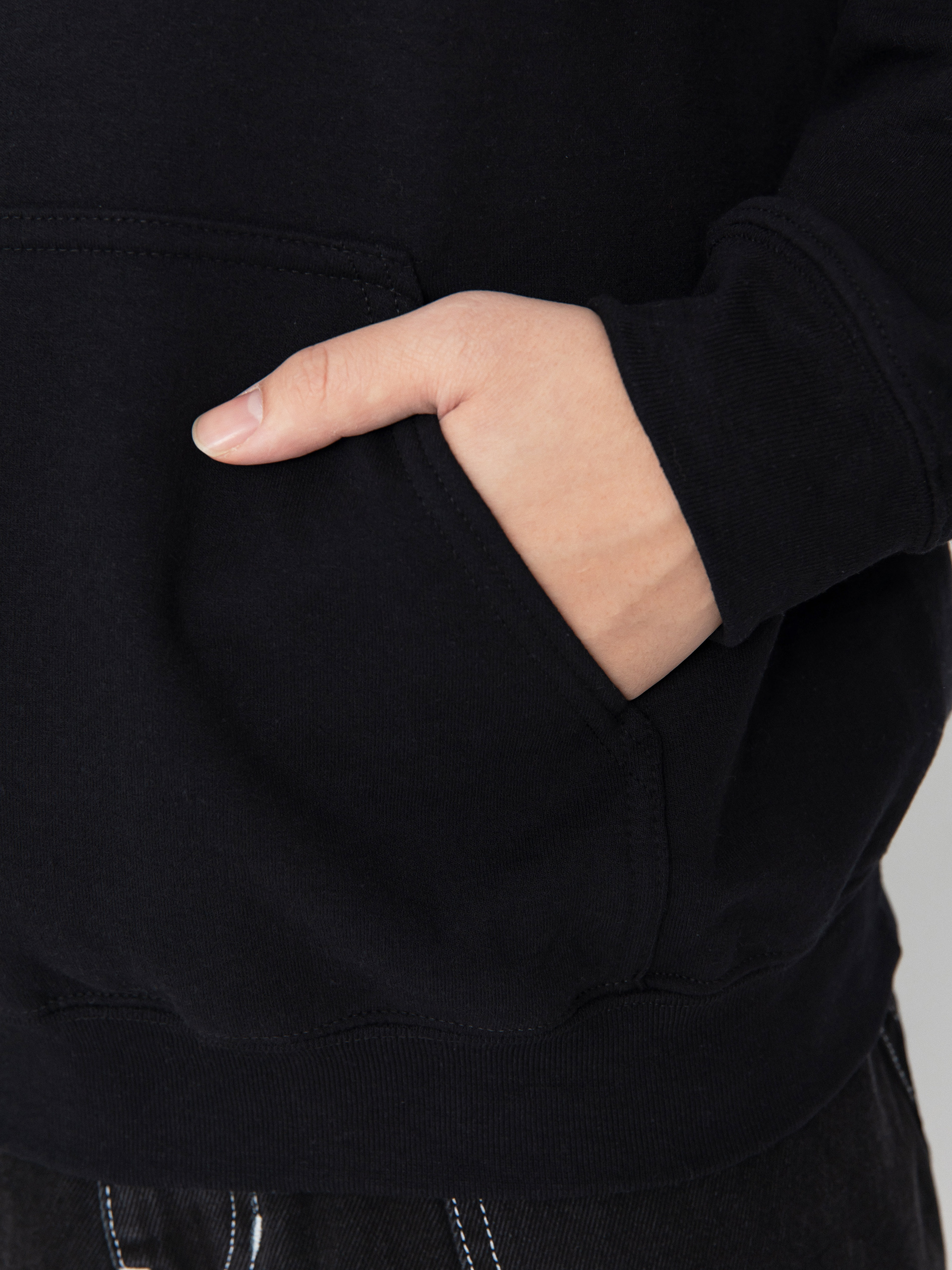 Mikina s kapucí Thrasher X Toy Machine Girlfriend HD (black)