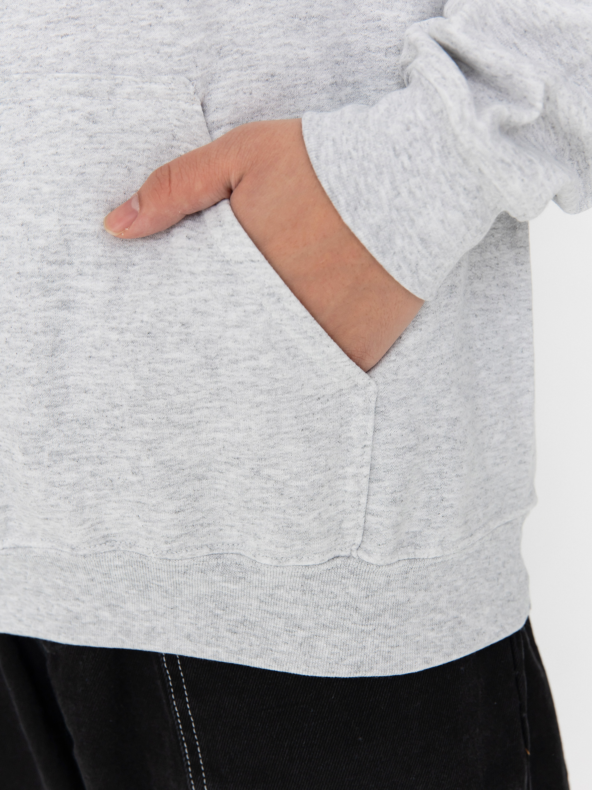 Mikina s kapucí Thrasher X Toy Machine Five by Spanky HD (ash grey)