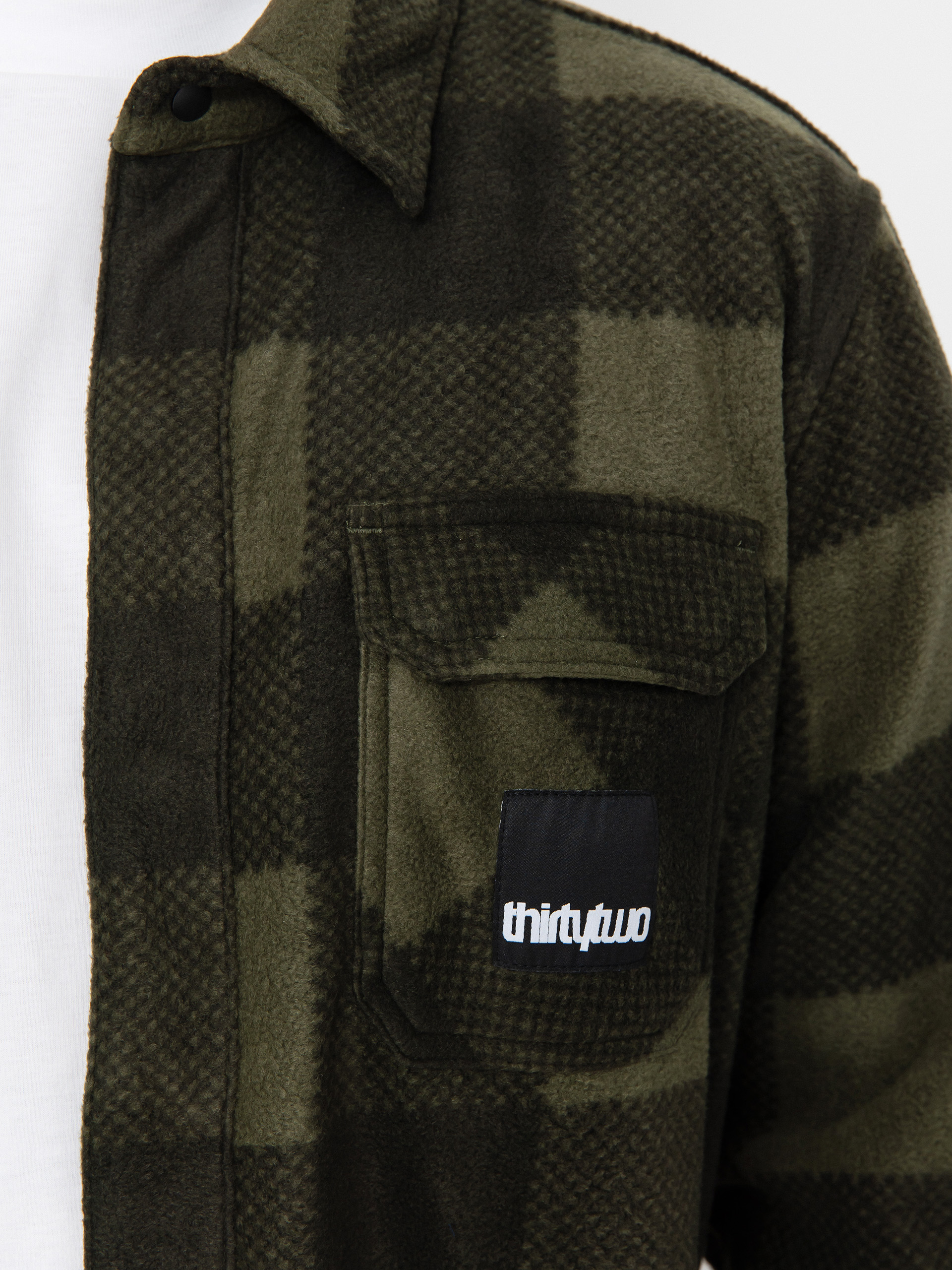 Košile ThirtyTwo Rest Stop Shirt (military)