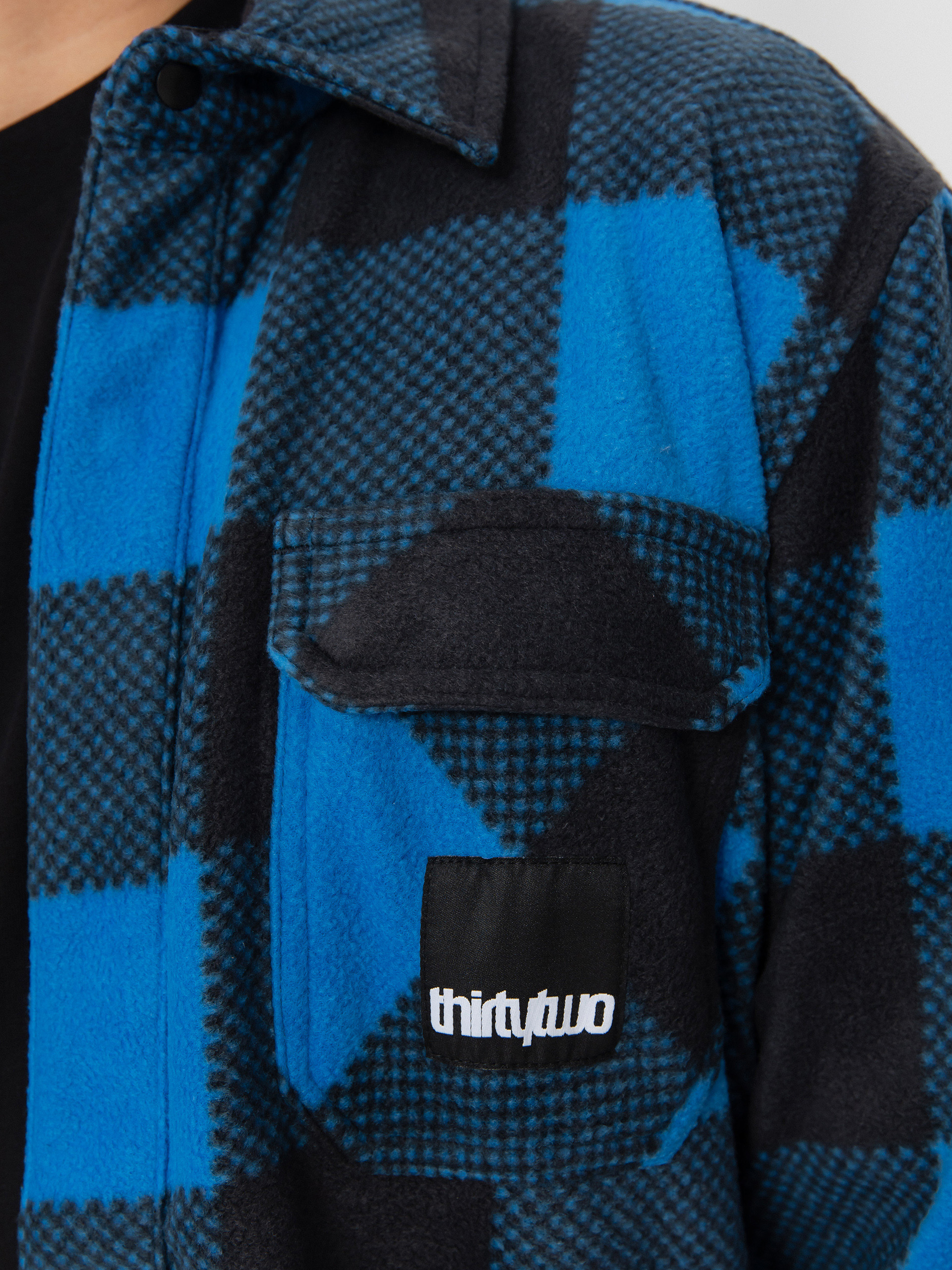 Košile ThirtyTwo Rest Stop Shirt (blue/grey)