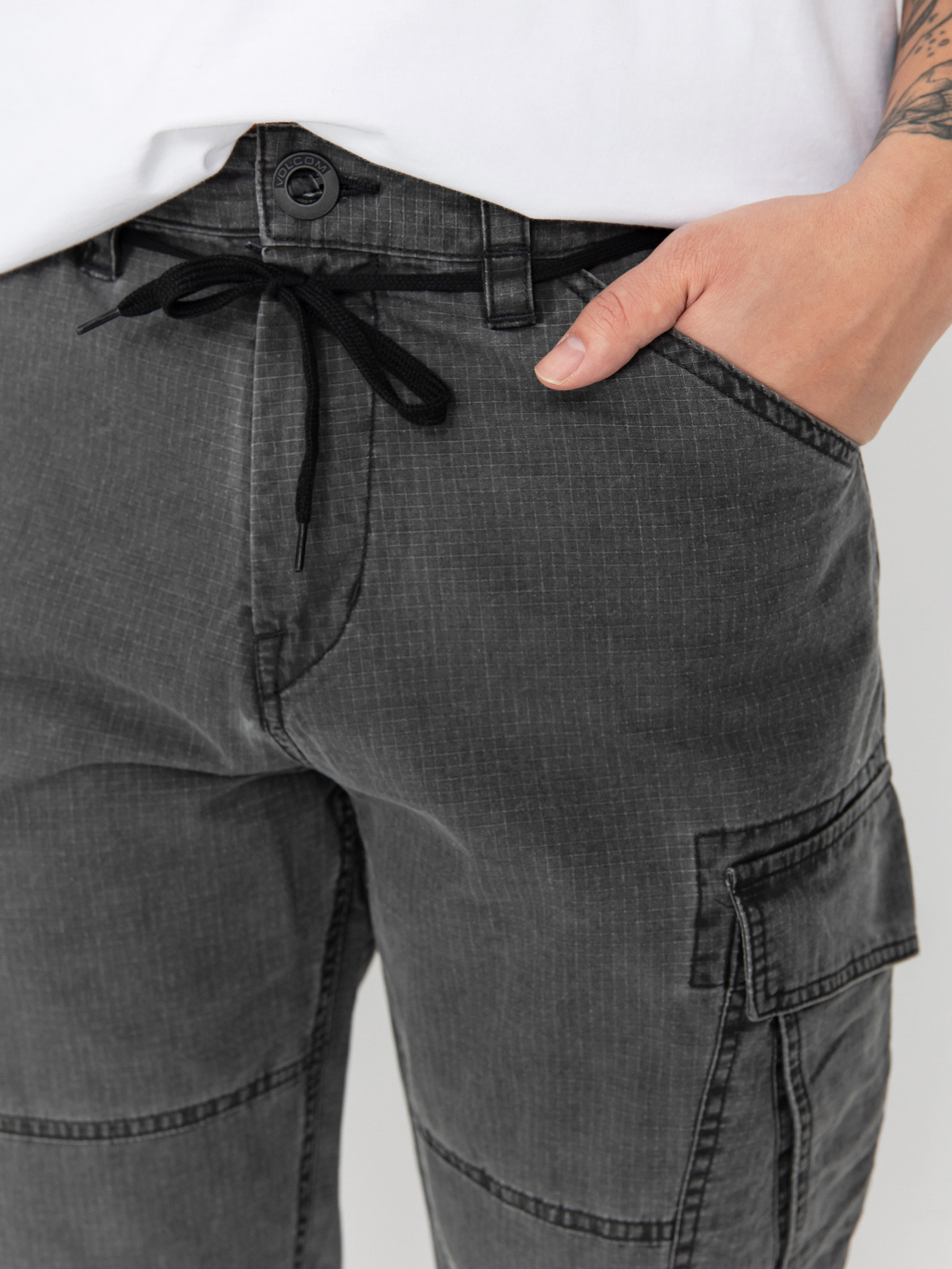 Kalhoty Volcom Team Cargo (stealth)