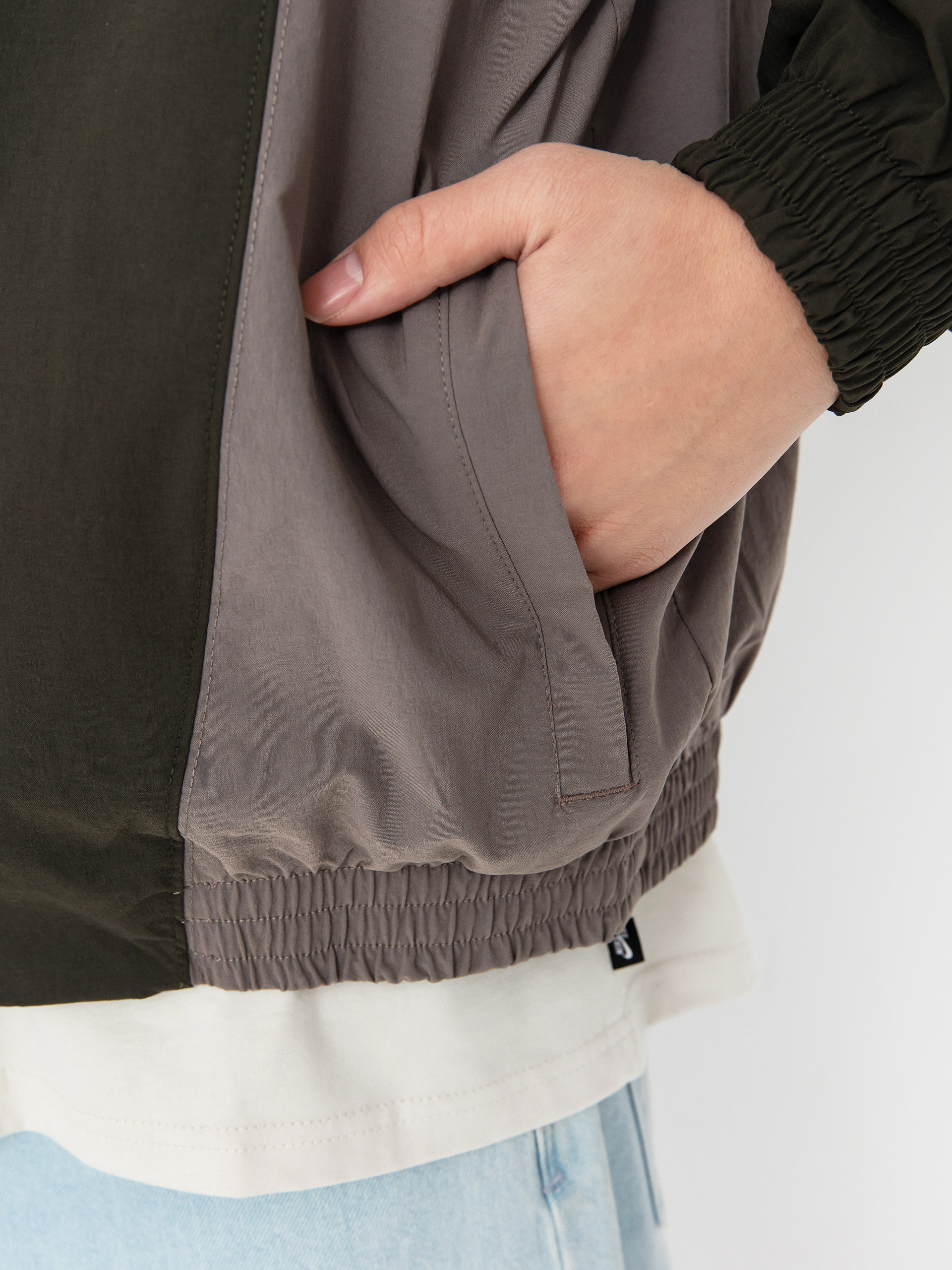 Bunda Nike SB Df Fz Wvn (sequoia/cave stone/white)