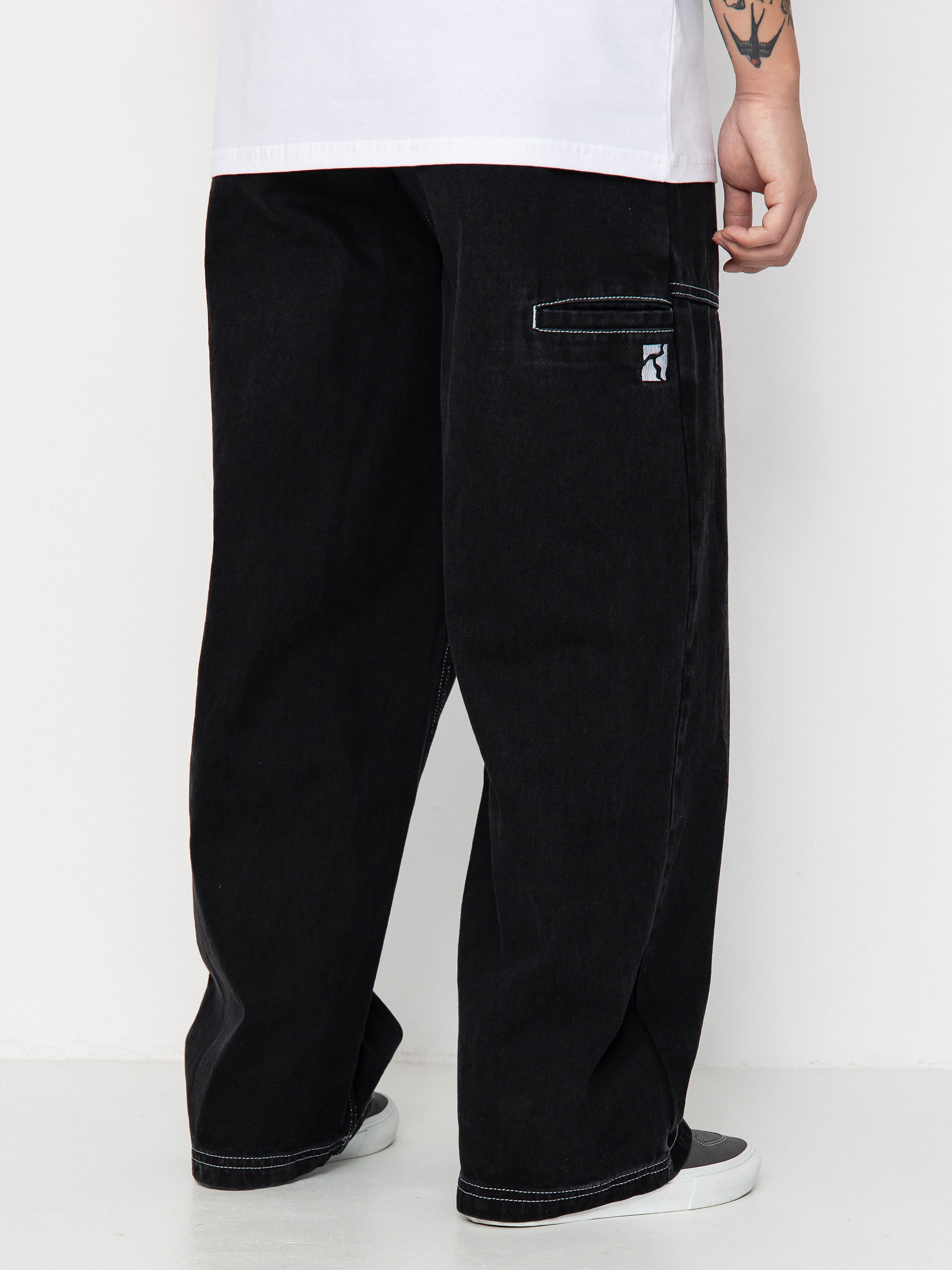 Kalhoty Poetic Collective Painters (stitching)