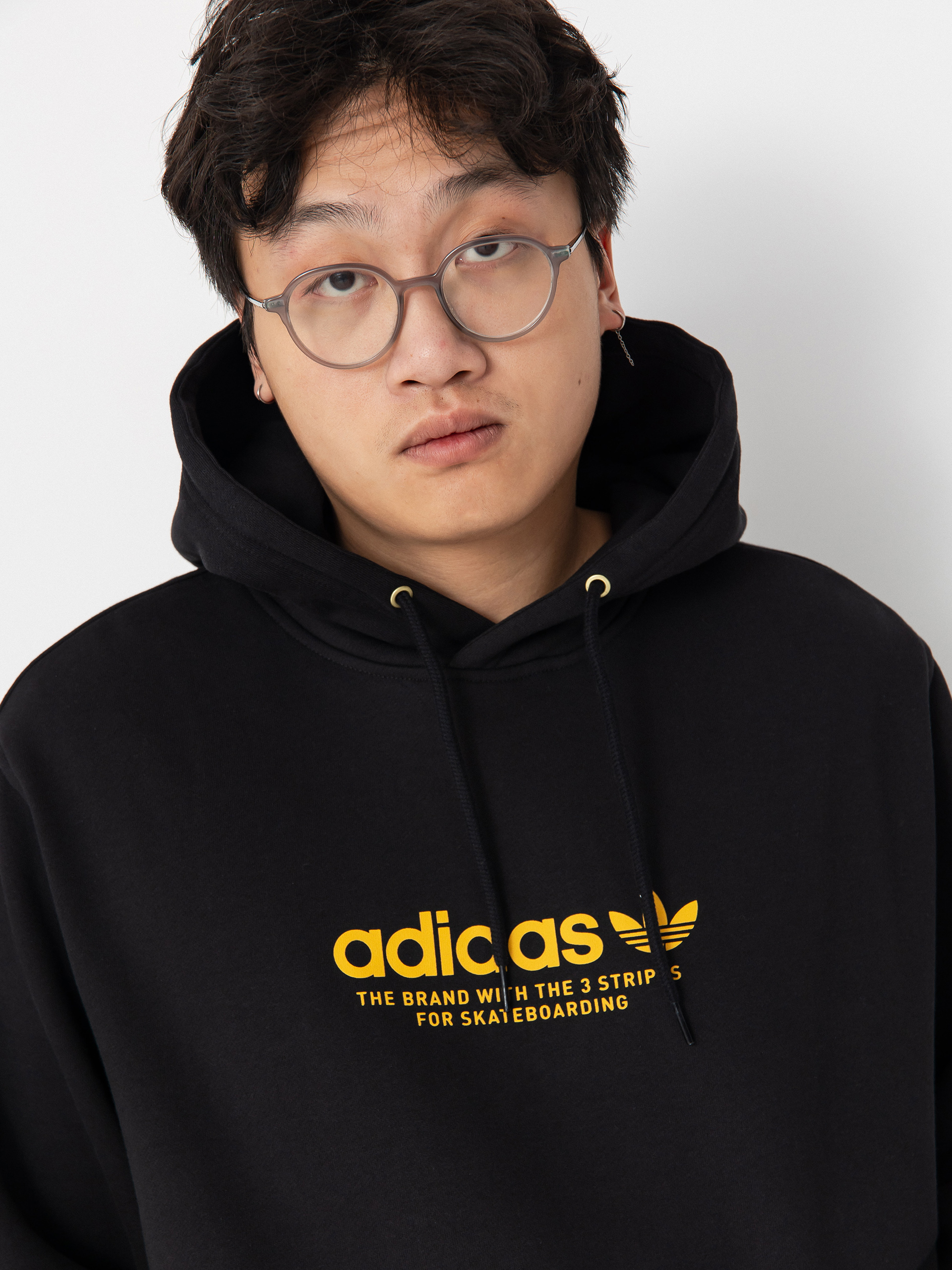 Mikina s kapucí adidas 4.0 Logo HD (black/preyel)