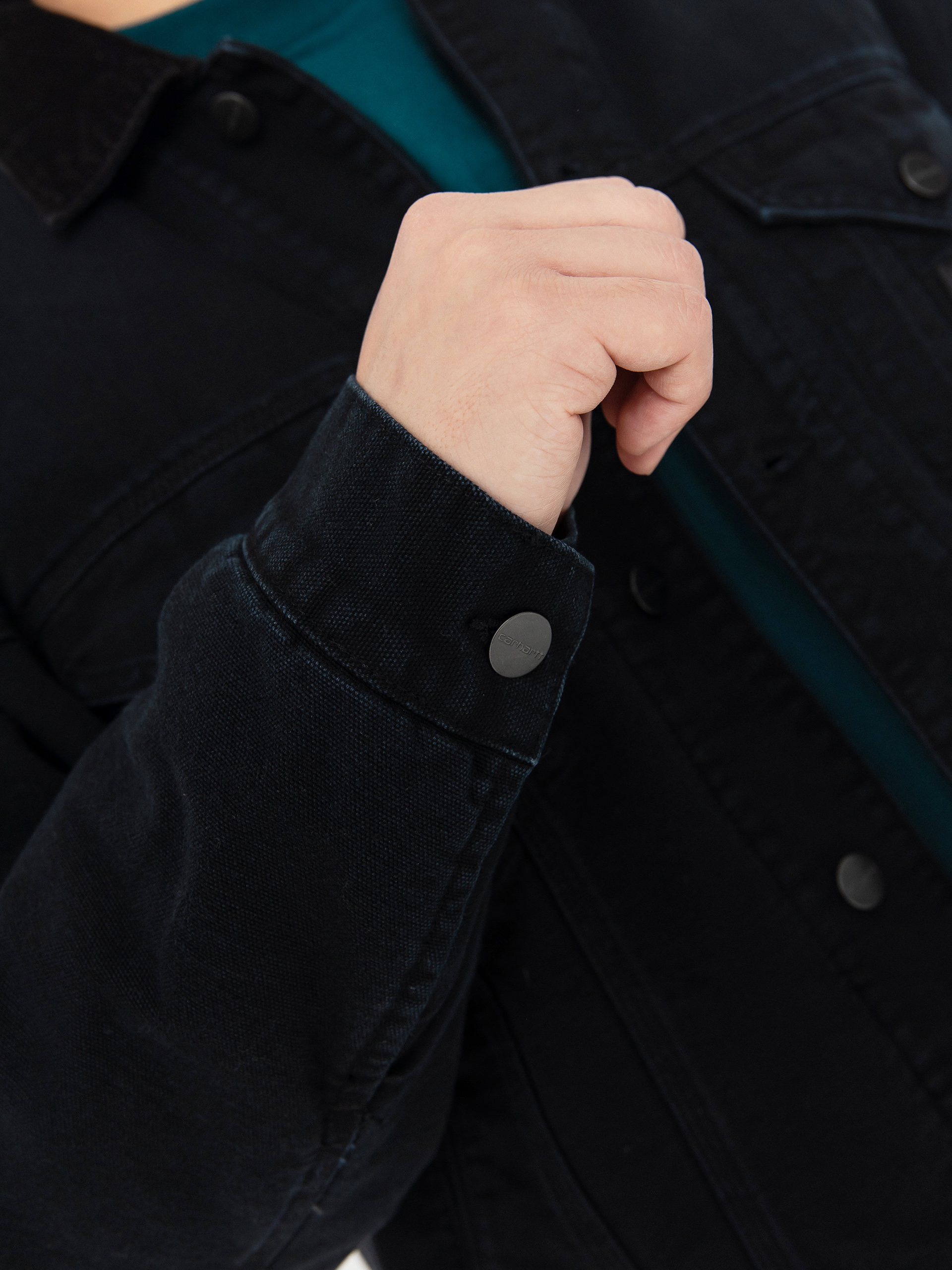 Bunda Carhartt WIP Dayton Trucker (black/black)