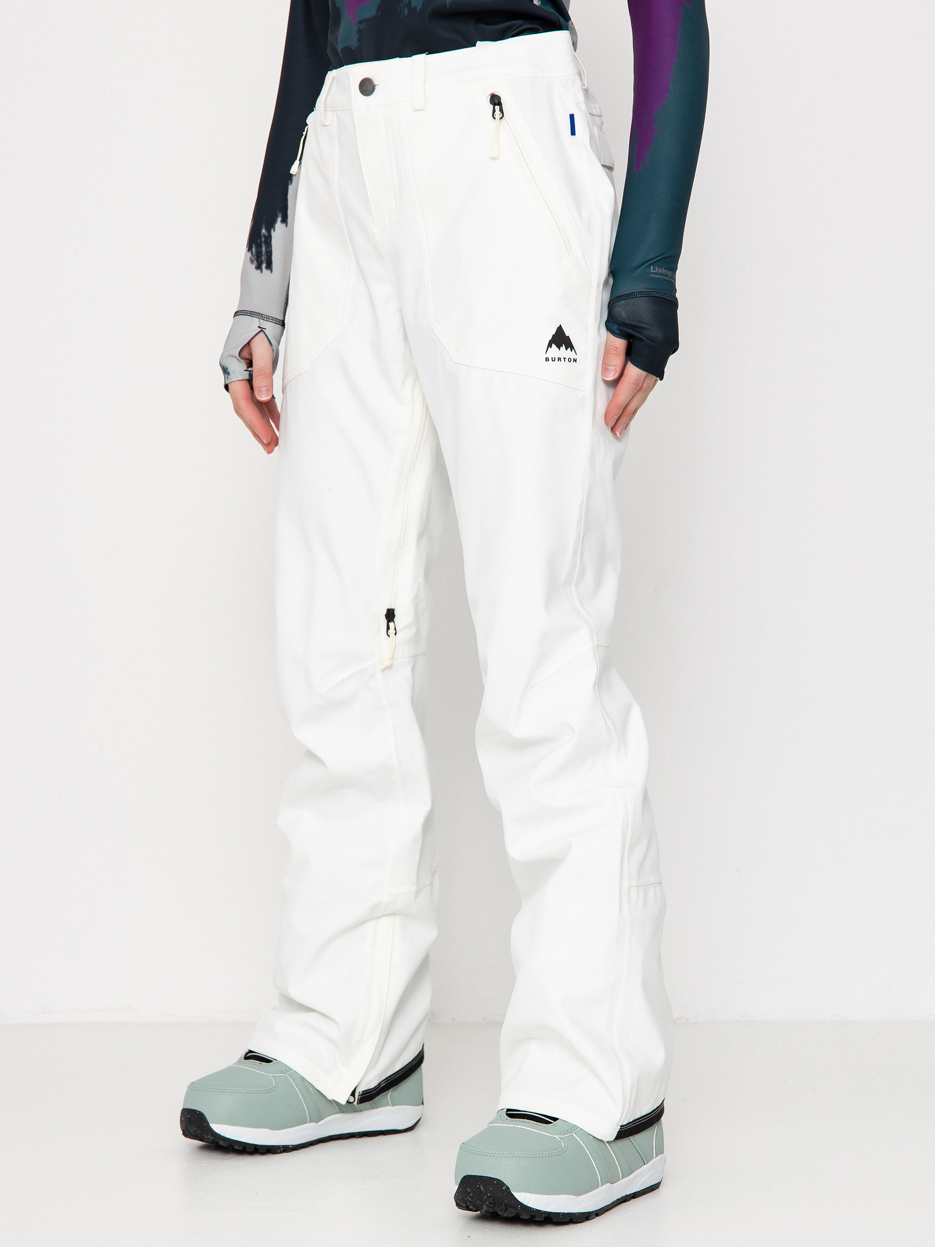 Dámské Snowboardové kalhoty  Burton Vida Stretch (stout white)