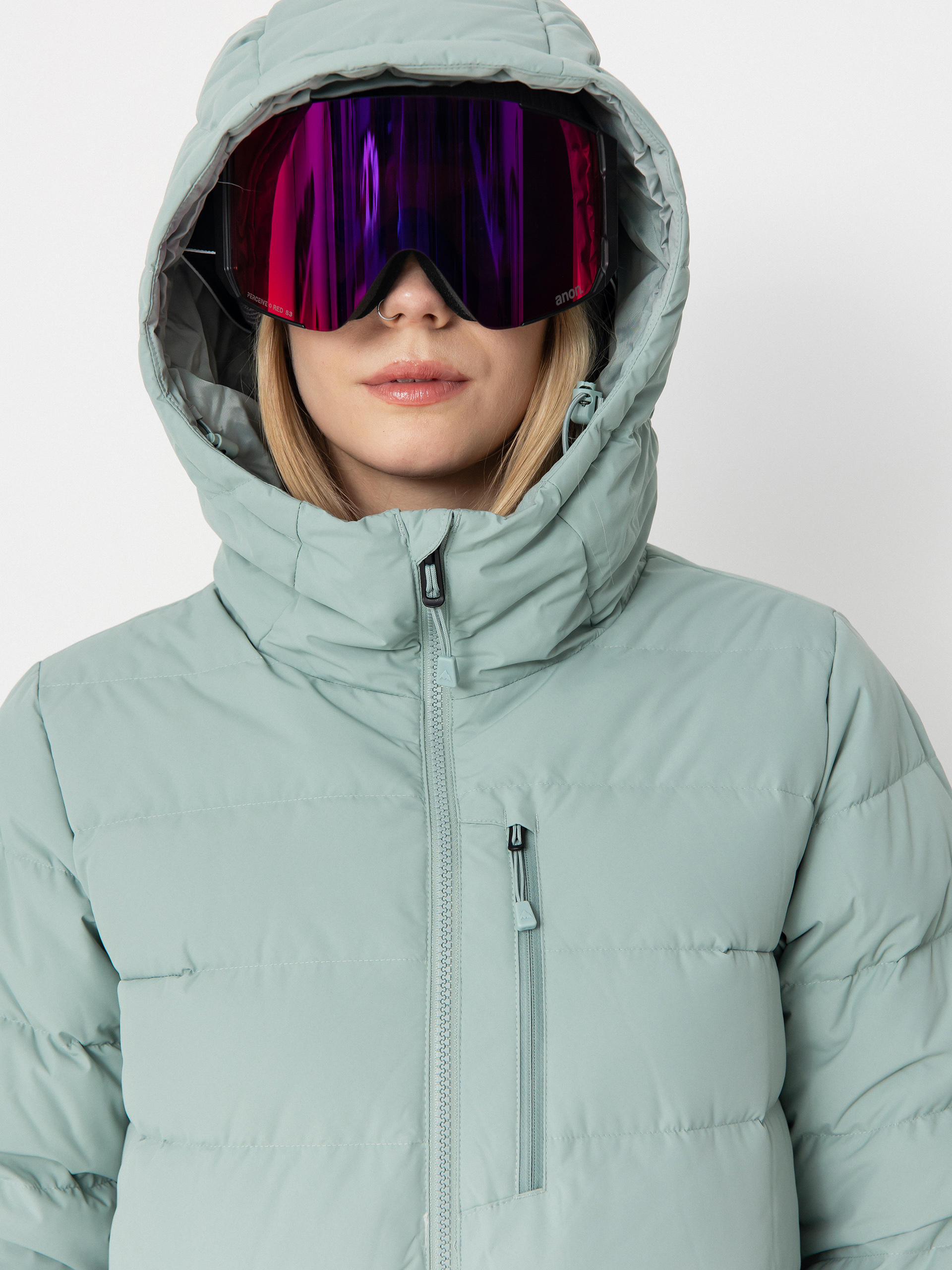 Dámská Snowboardová bunda Burton Loyil Down (petrol green)