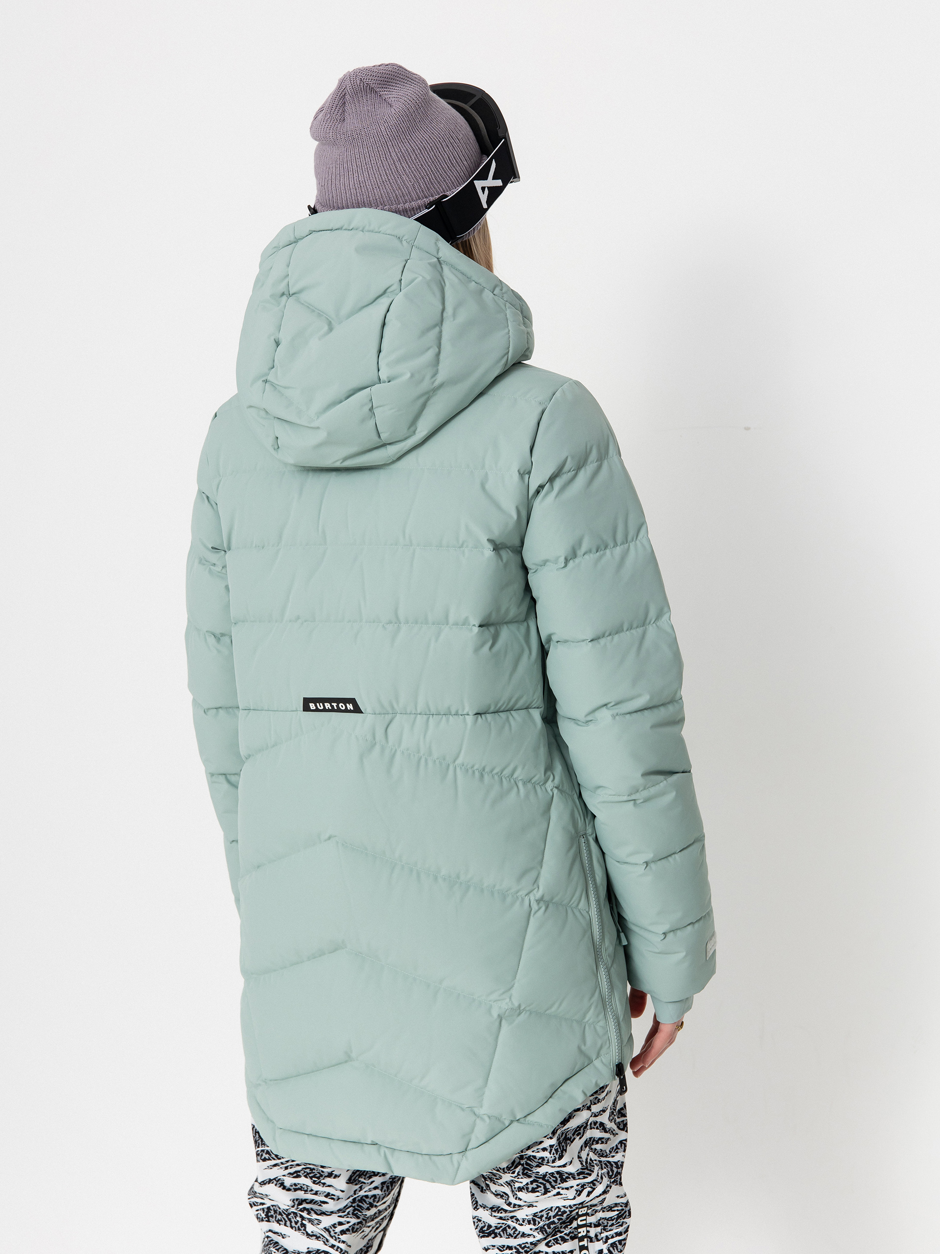 Dámská Snowboardová bunda Burton Loyil Down (petrol green)
