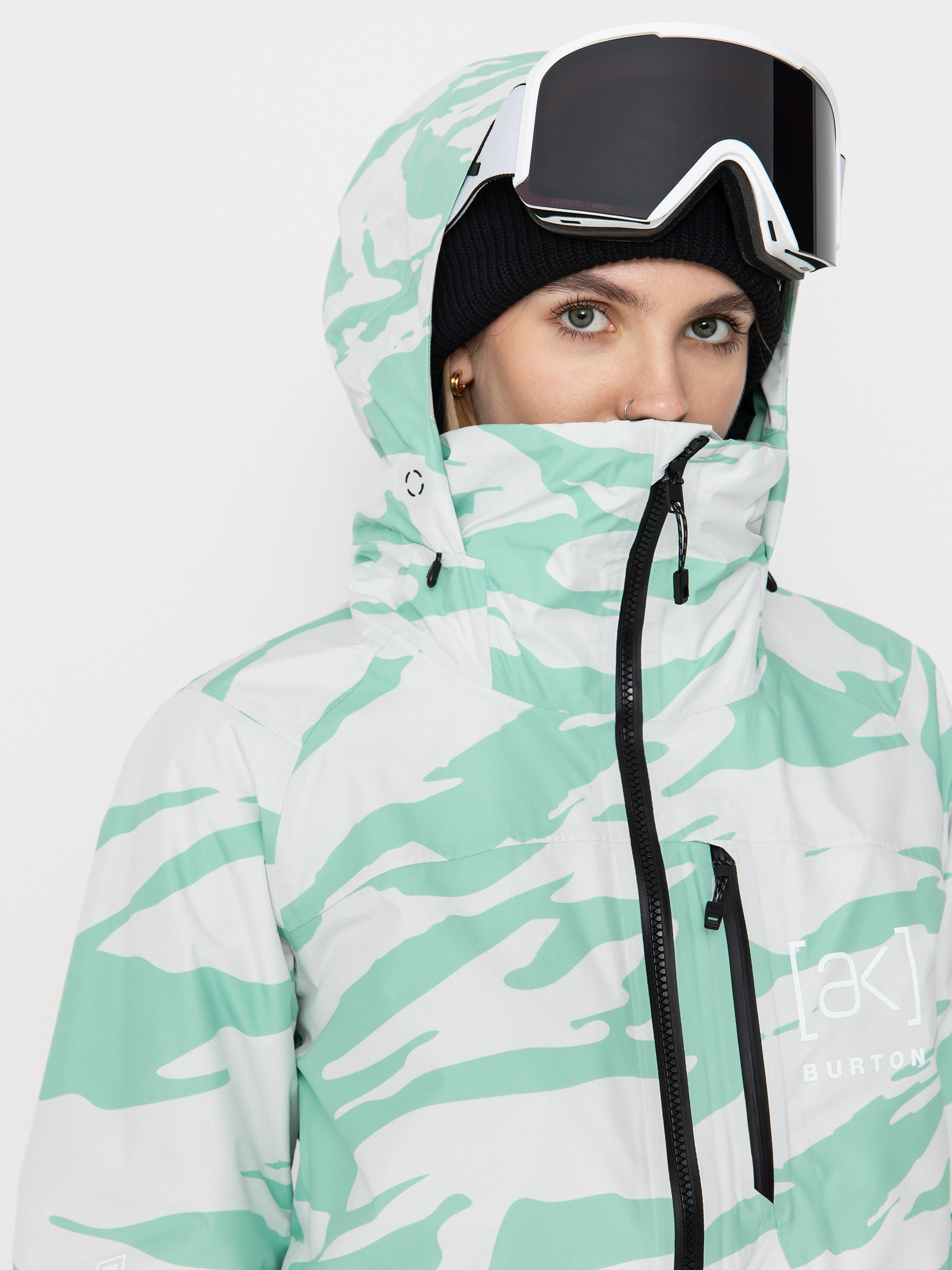 Dámská Snowboardová bunda Burton Ak Gore Tex Embark (oversized zebra)