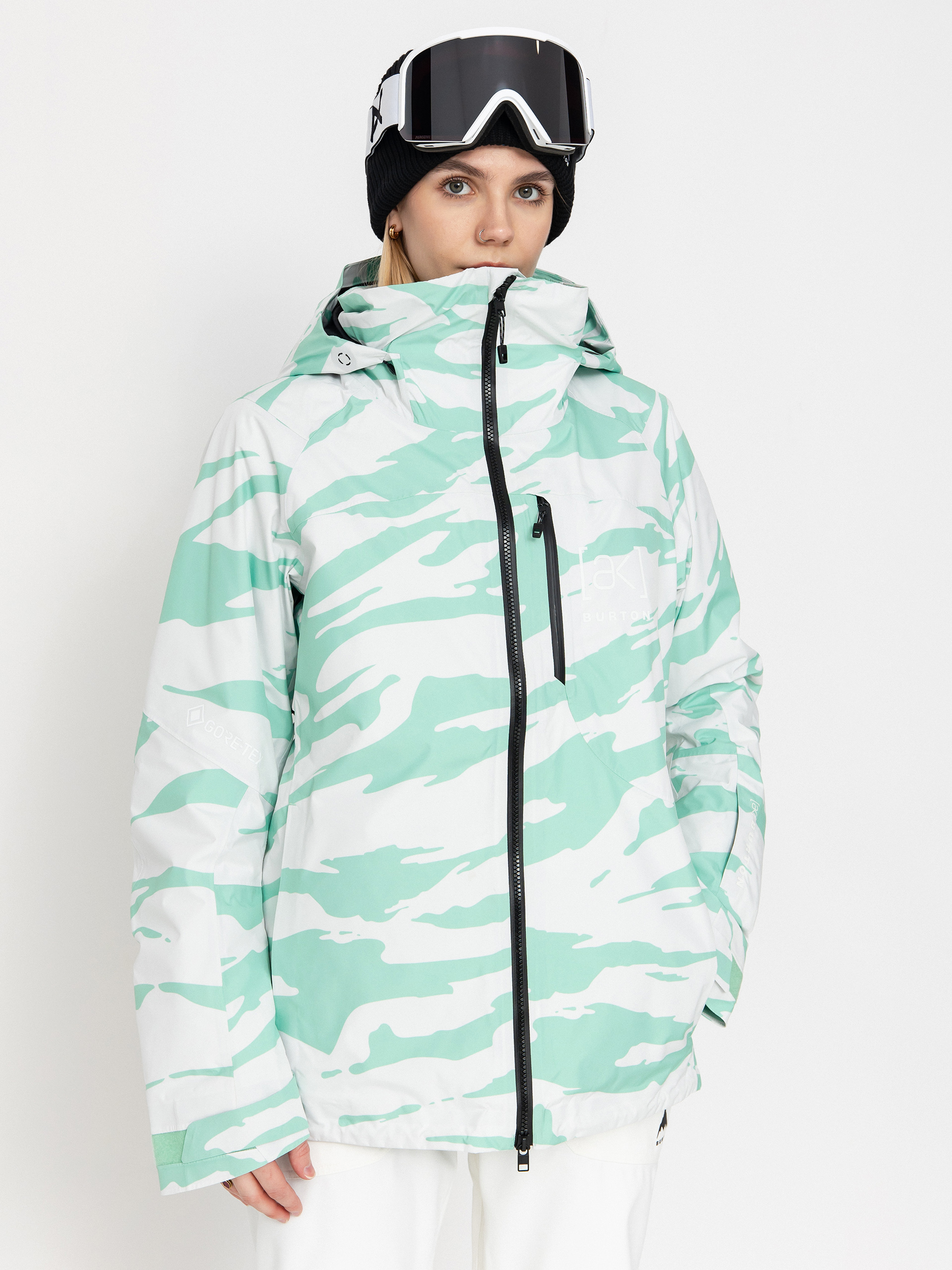 Dámská Snowboardová bunda Burton Ak Gore Tex Embark (oversized zebra)
