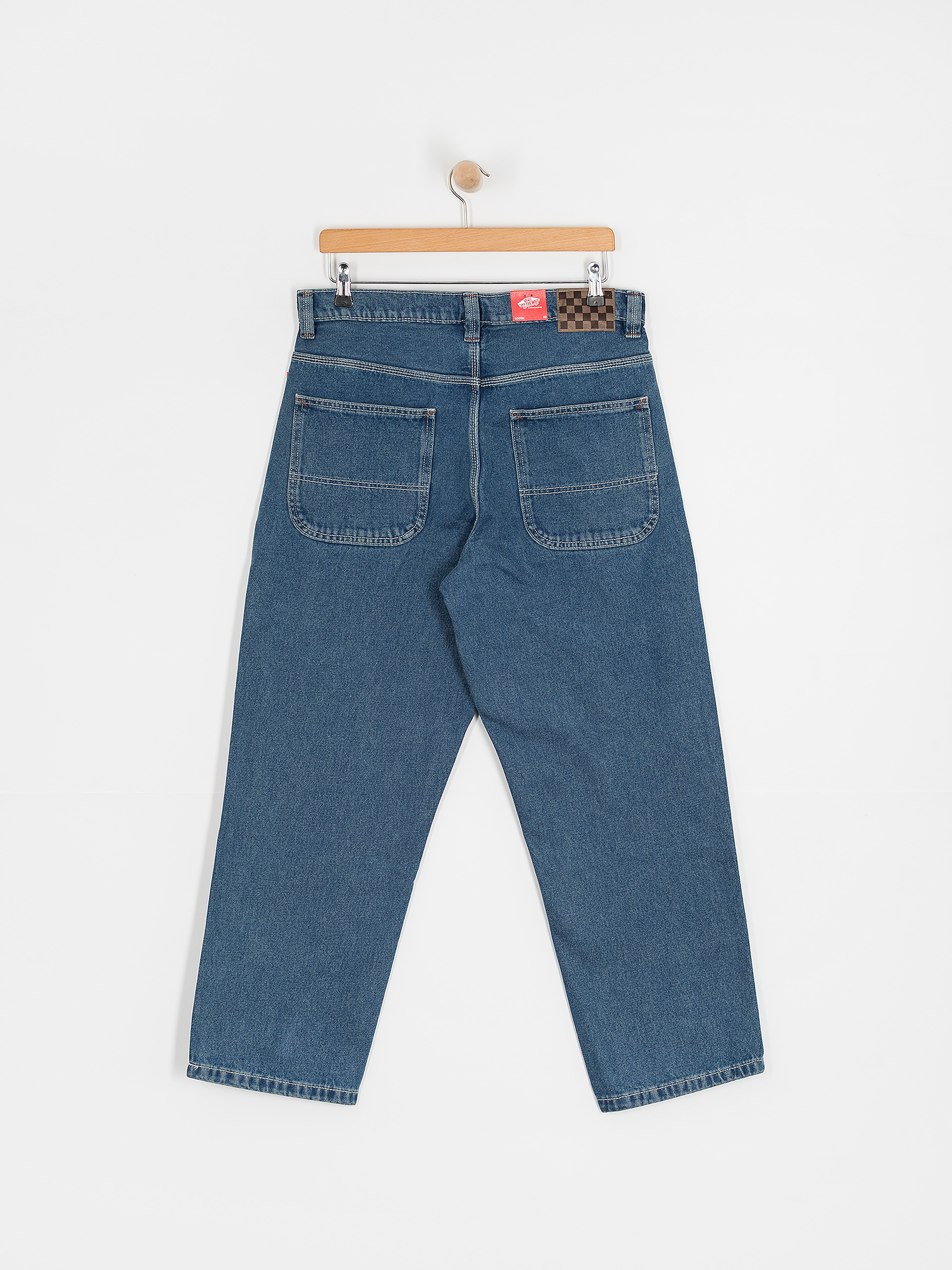 Kalhoty Vans Skate Check 5 Loose Denim (vintage indigo)