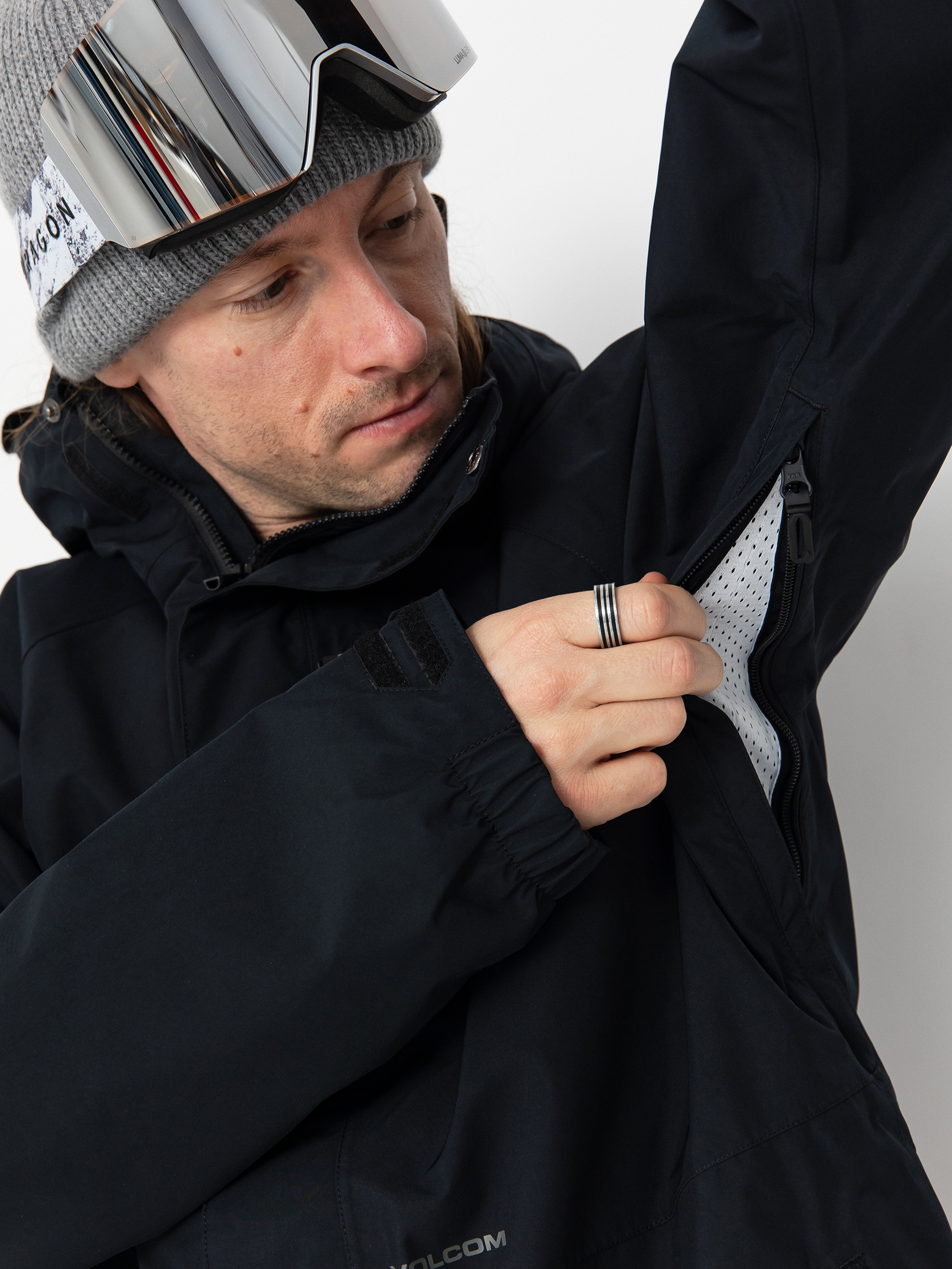 Pánská Snowboardová bunda Volcom Dua Ins Gore (black)