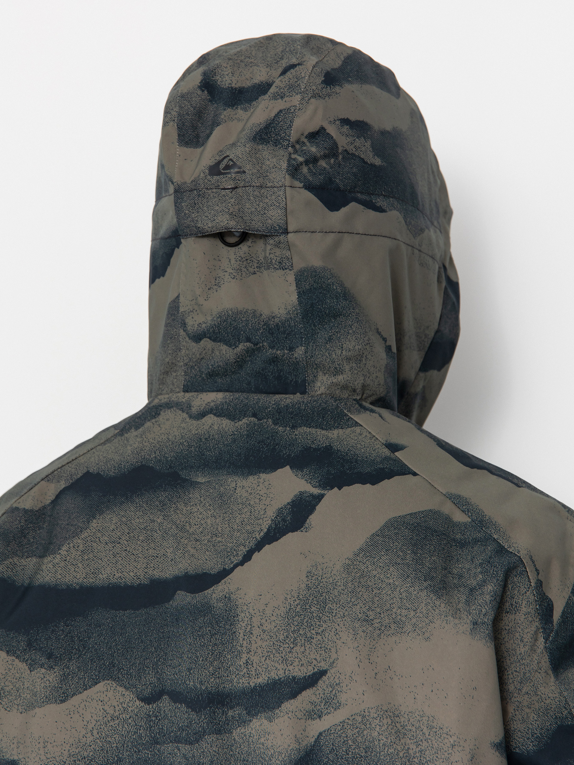 Pánská Snowboardová bunda Quiksilver Mission Printed Block (mountain spray cante)