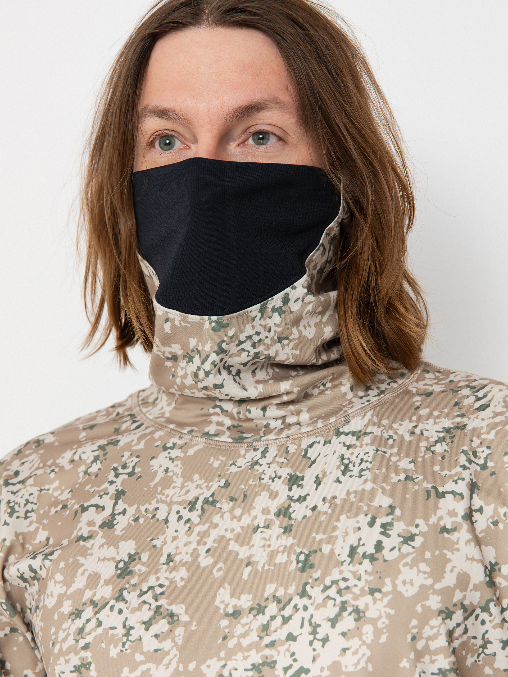 Triko Burton Midweight Long Neck (snowfall camo)