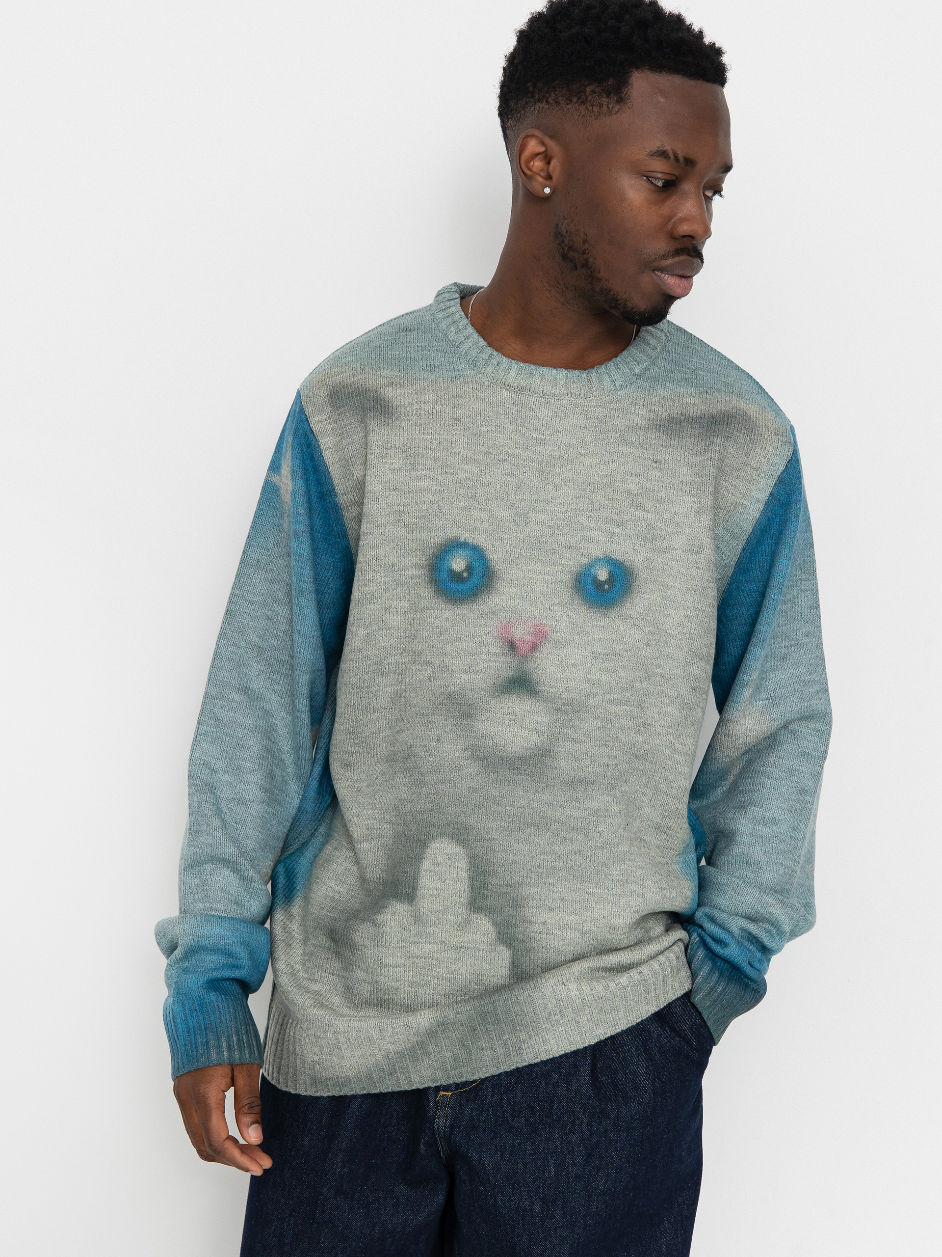 Svetr RipNDip Sprinkles Knit (black/blue)