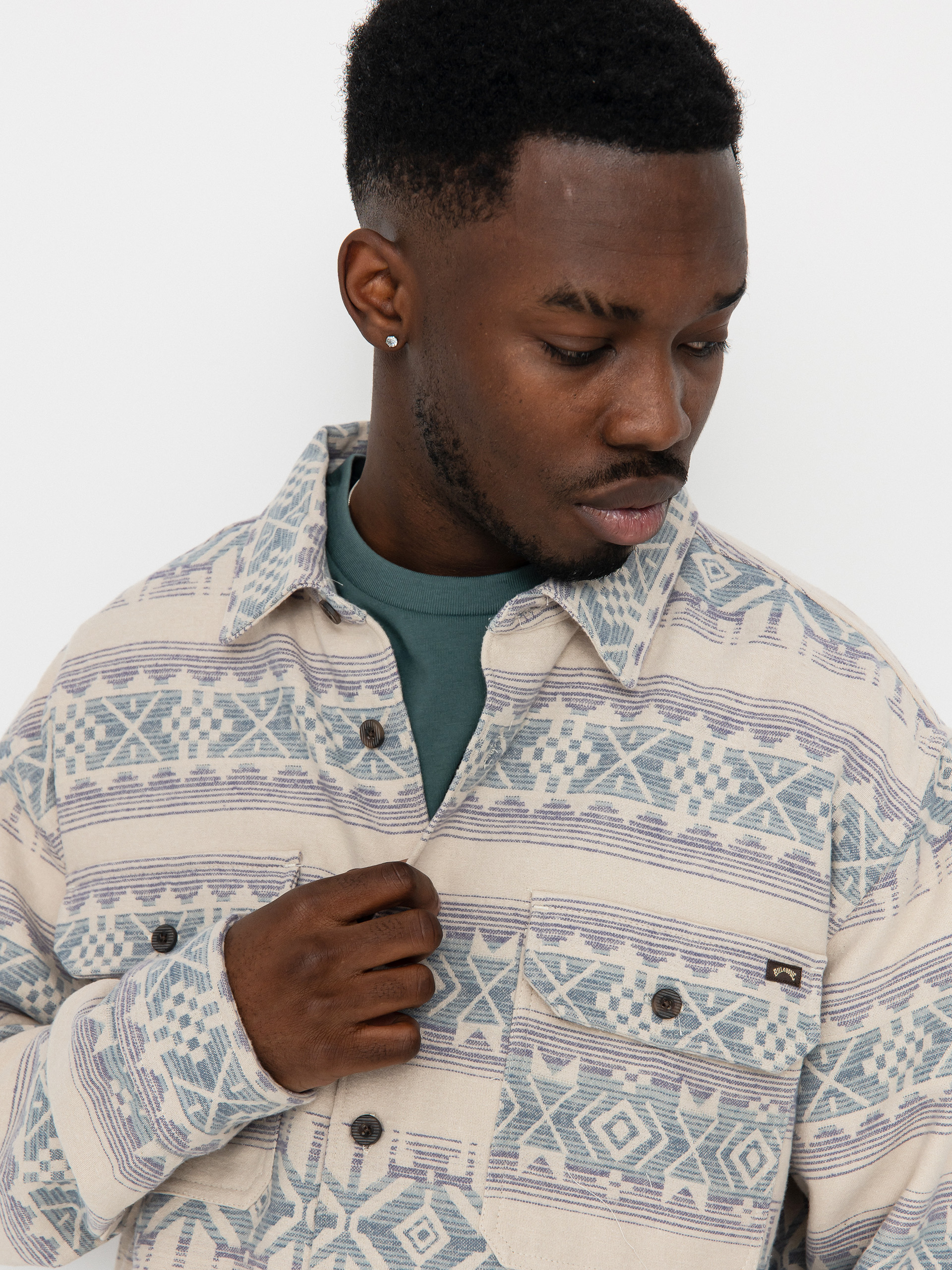 Košile Billabong Offshore Jacquard (taupe)