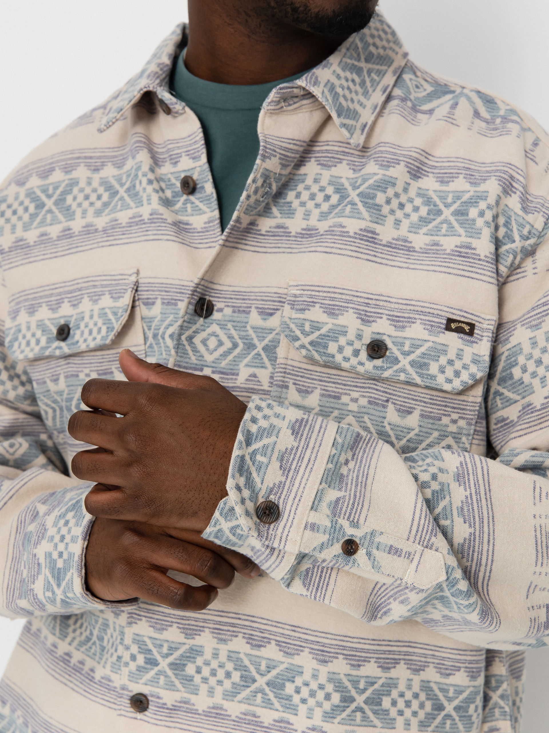 Košile Billabong Offshore Jacquard (taupe)