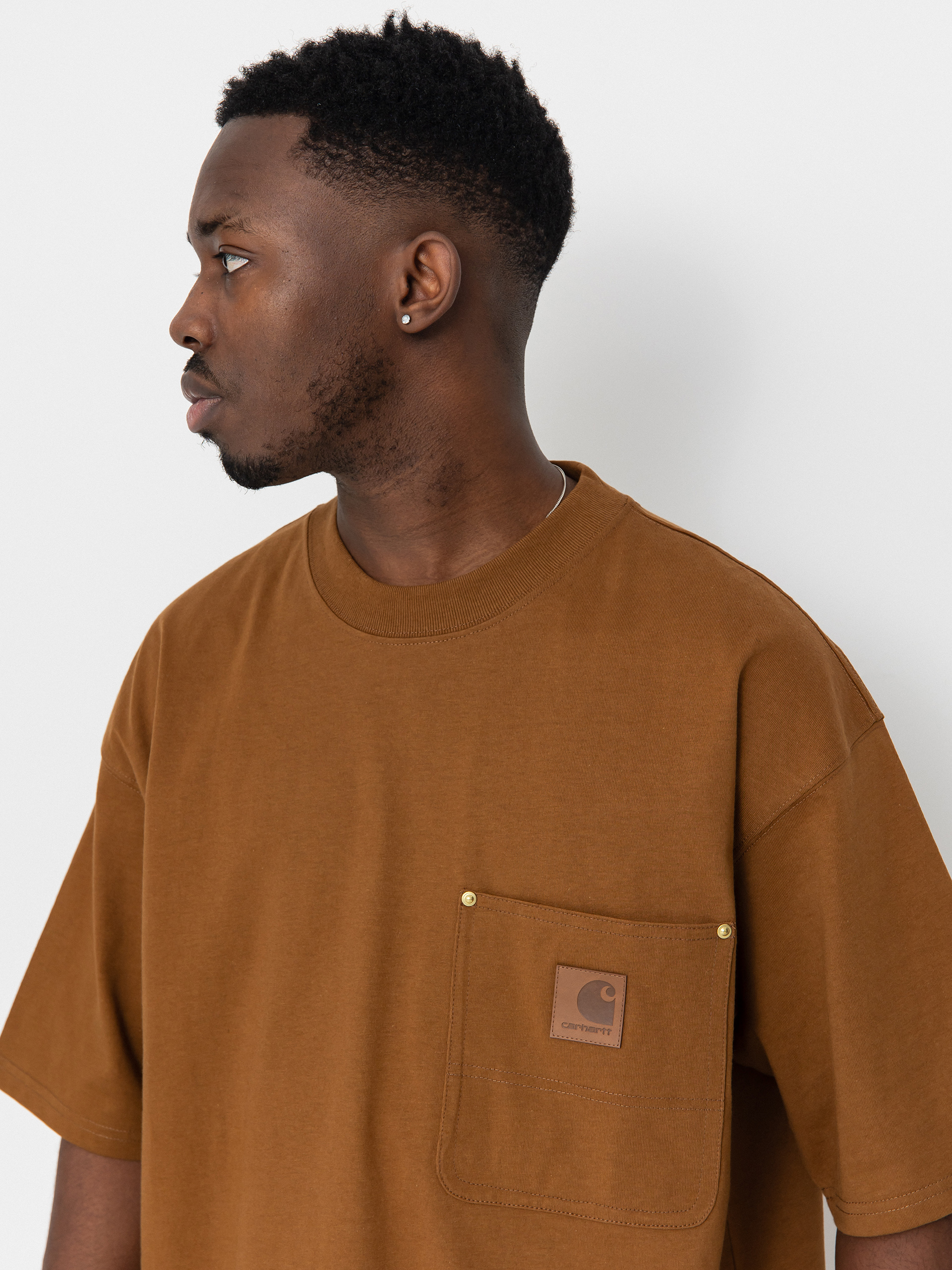 Tričko Carhartt WIP Eldon Pocket (hamilton brown)