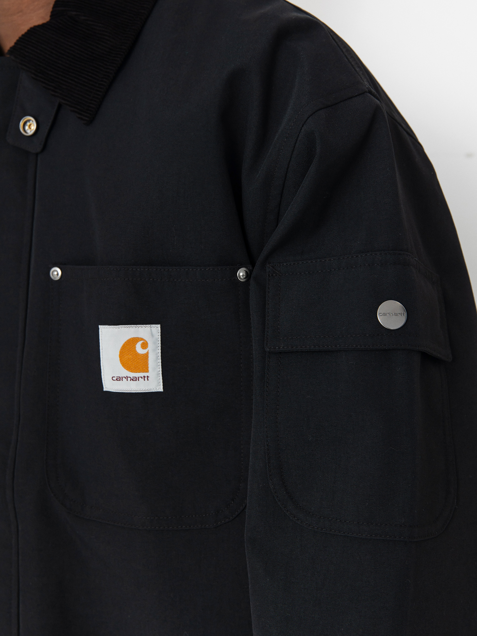 Bunda Carhartt WIP Clapton (black/black)