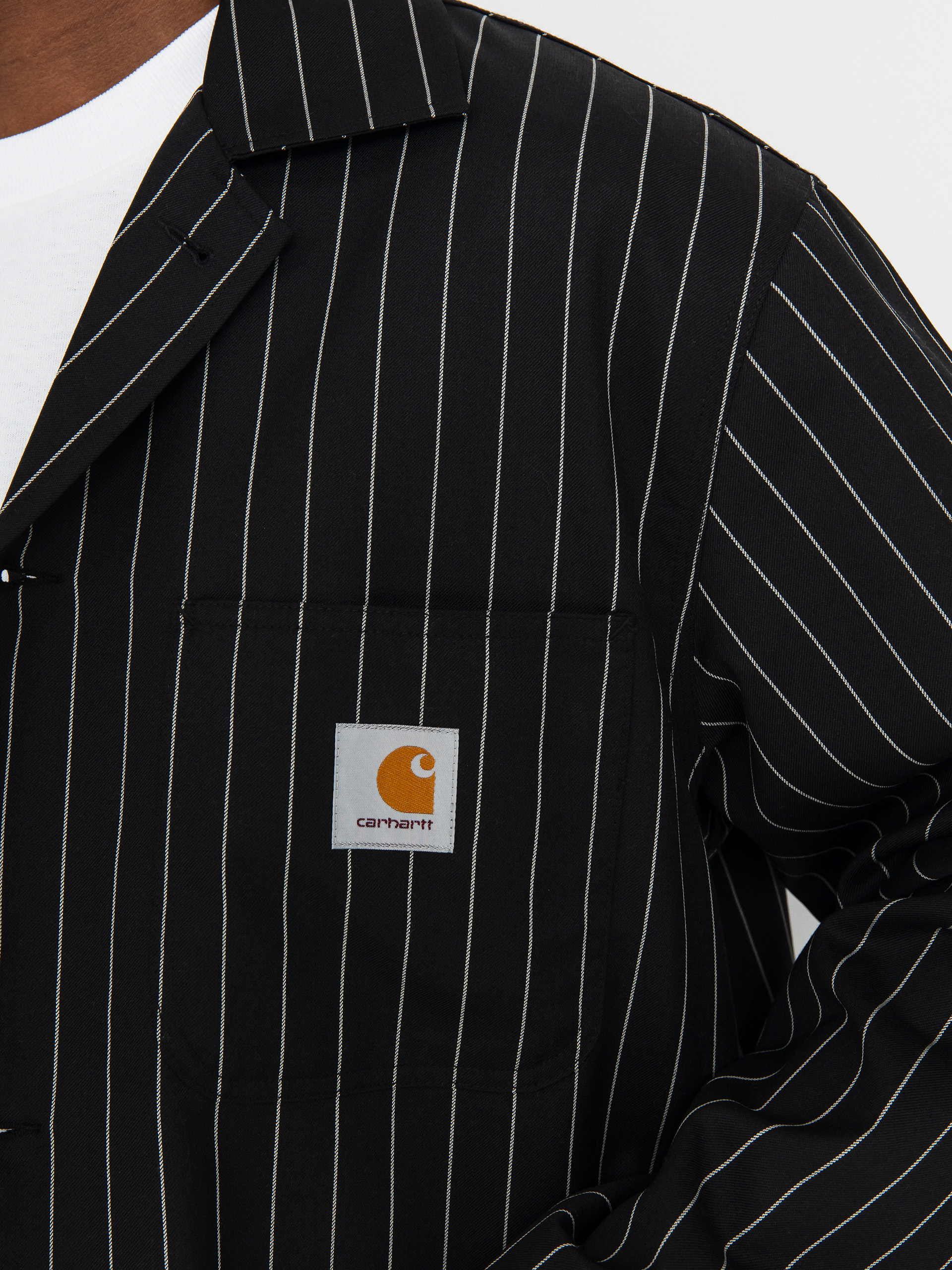 Bunda Carhartt WIP Seaton Blazer (seaton stripe black)