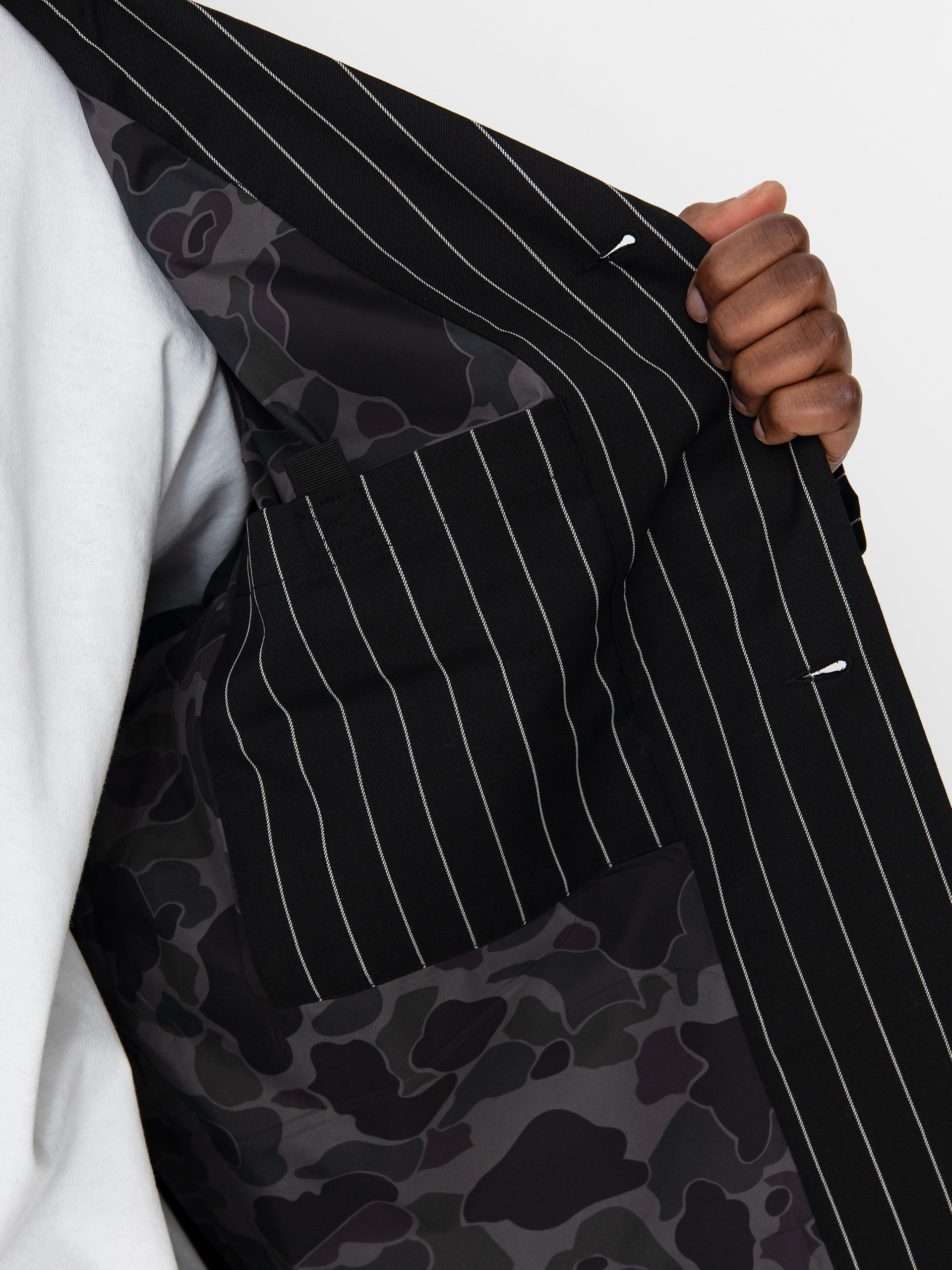 Bunda Carhartt WIP Seaton Blazer (seaton stripe black)