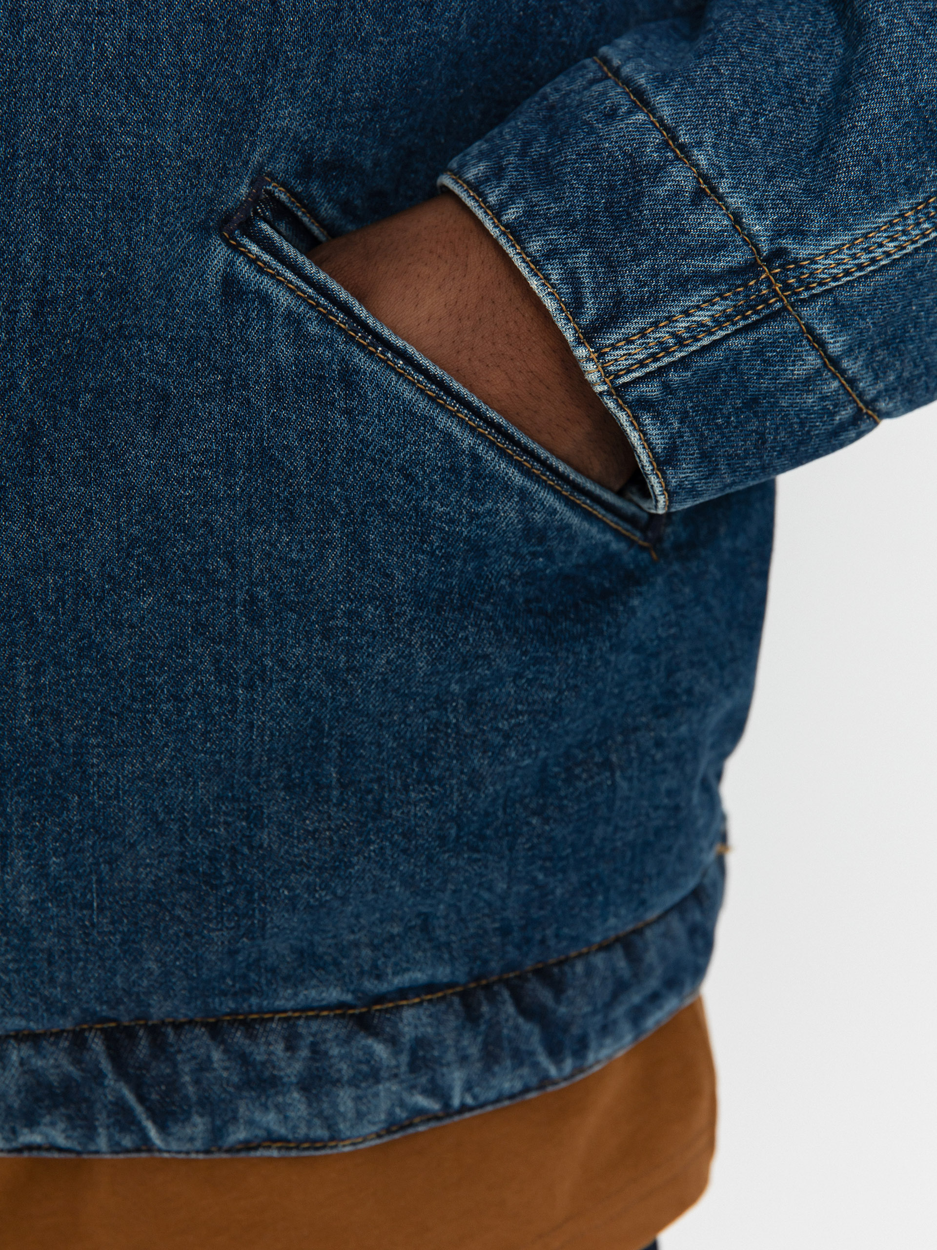 Bunda Carhartt WIP OG Detroit (blue/dusty h brown)