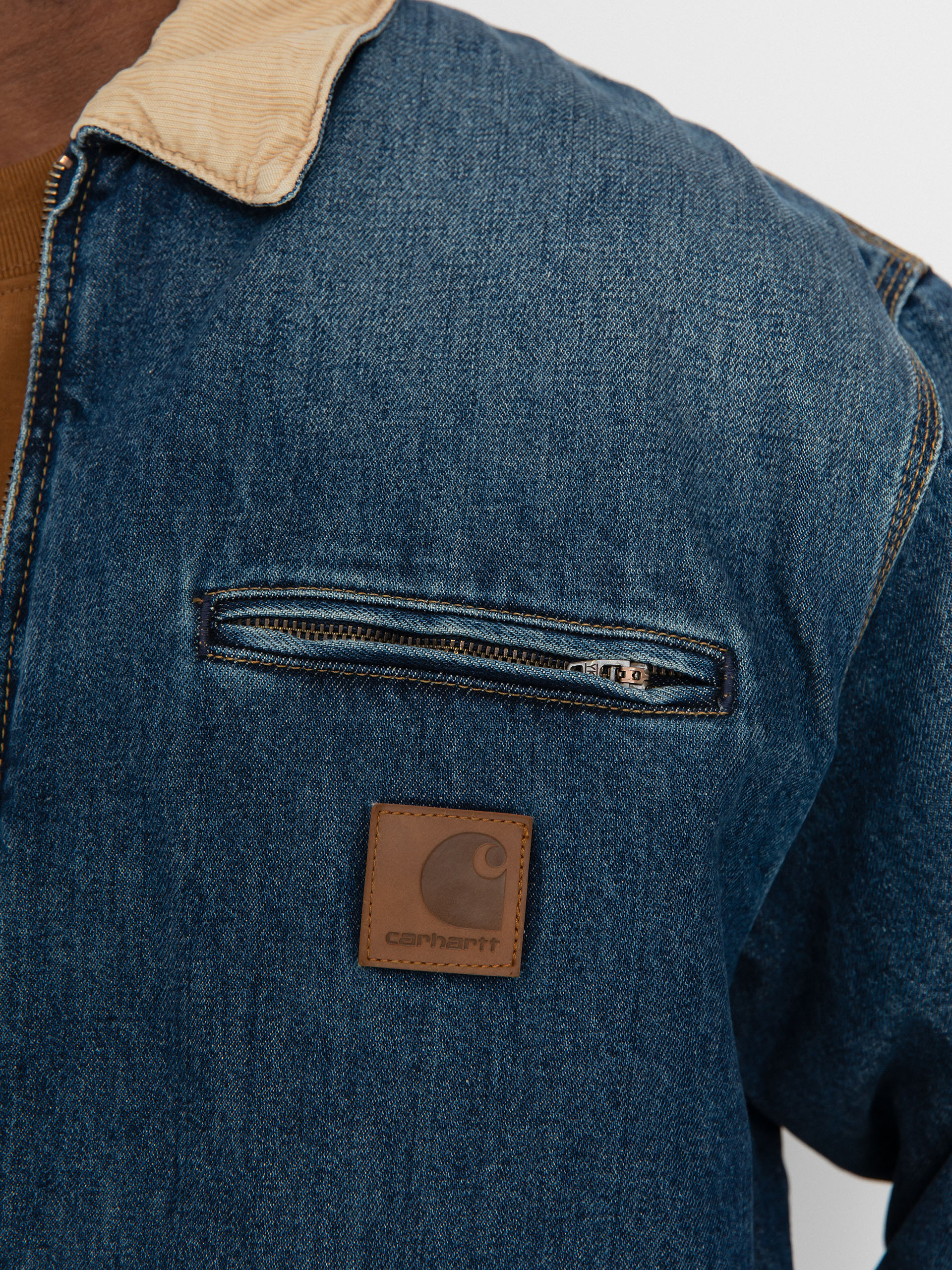 Bunda Carhartt WIP OG Detroit (blue/dusty h brown)
