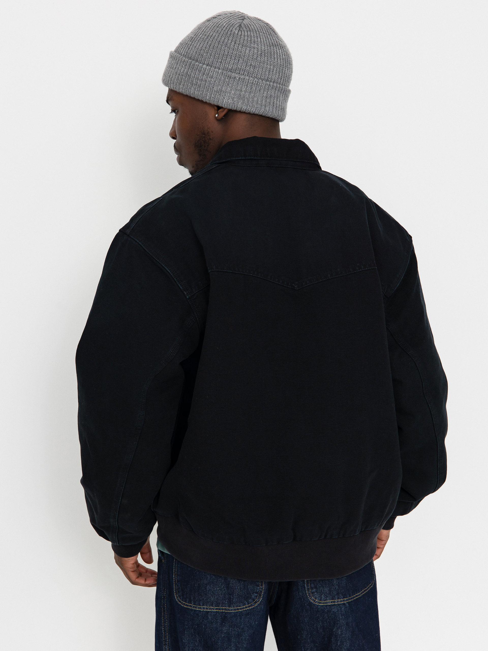 Bunda Carhartt WIP OG Santa Fe (black/black)