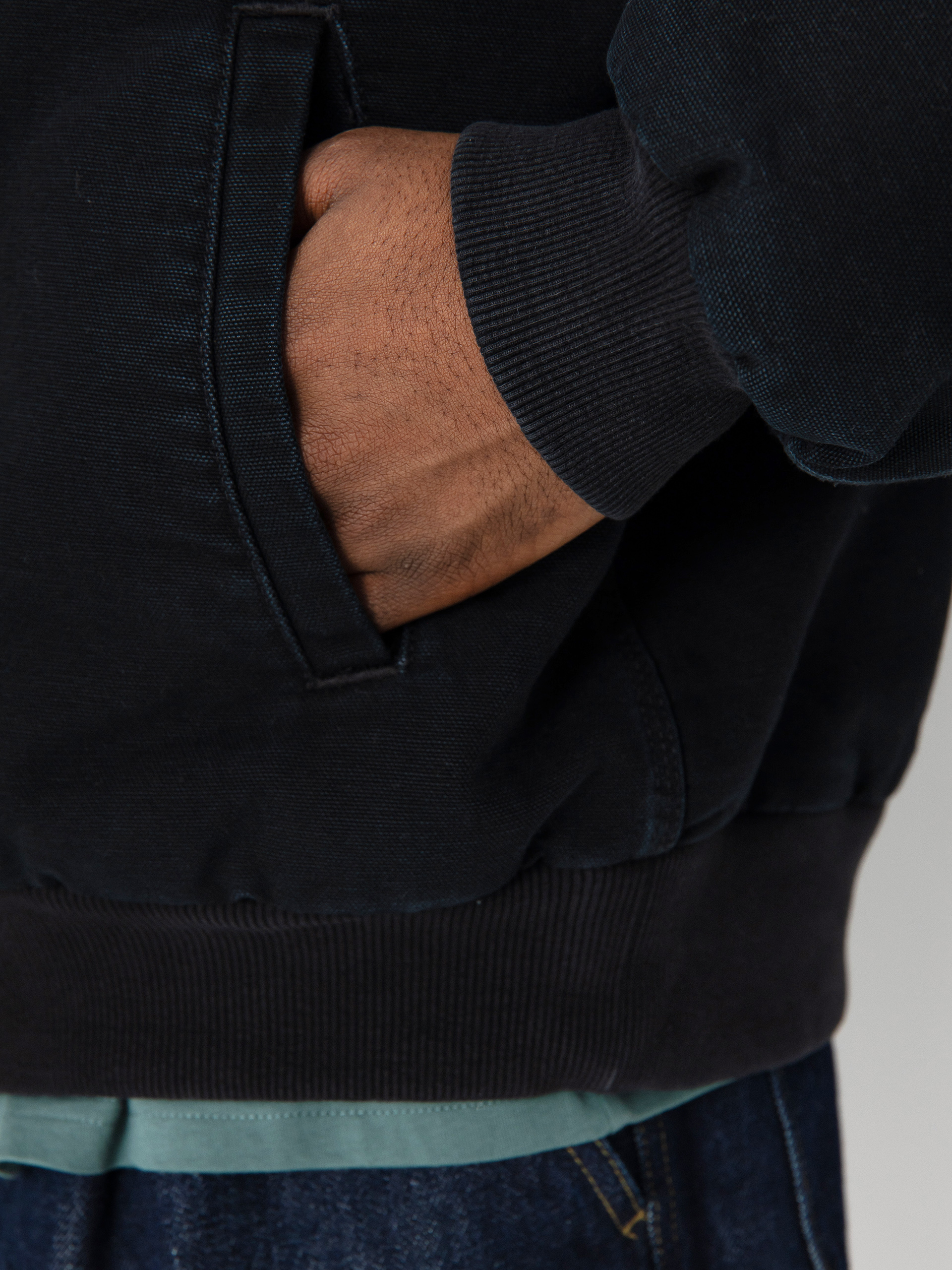 Bunda Carhartt WIP OG Santa Fe (black/black)