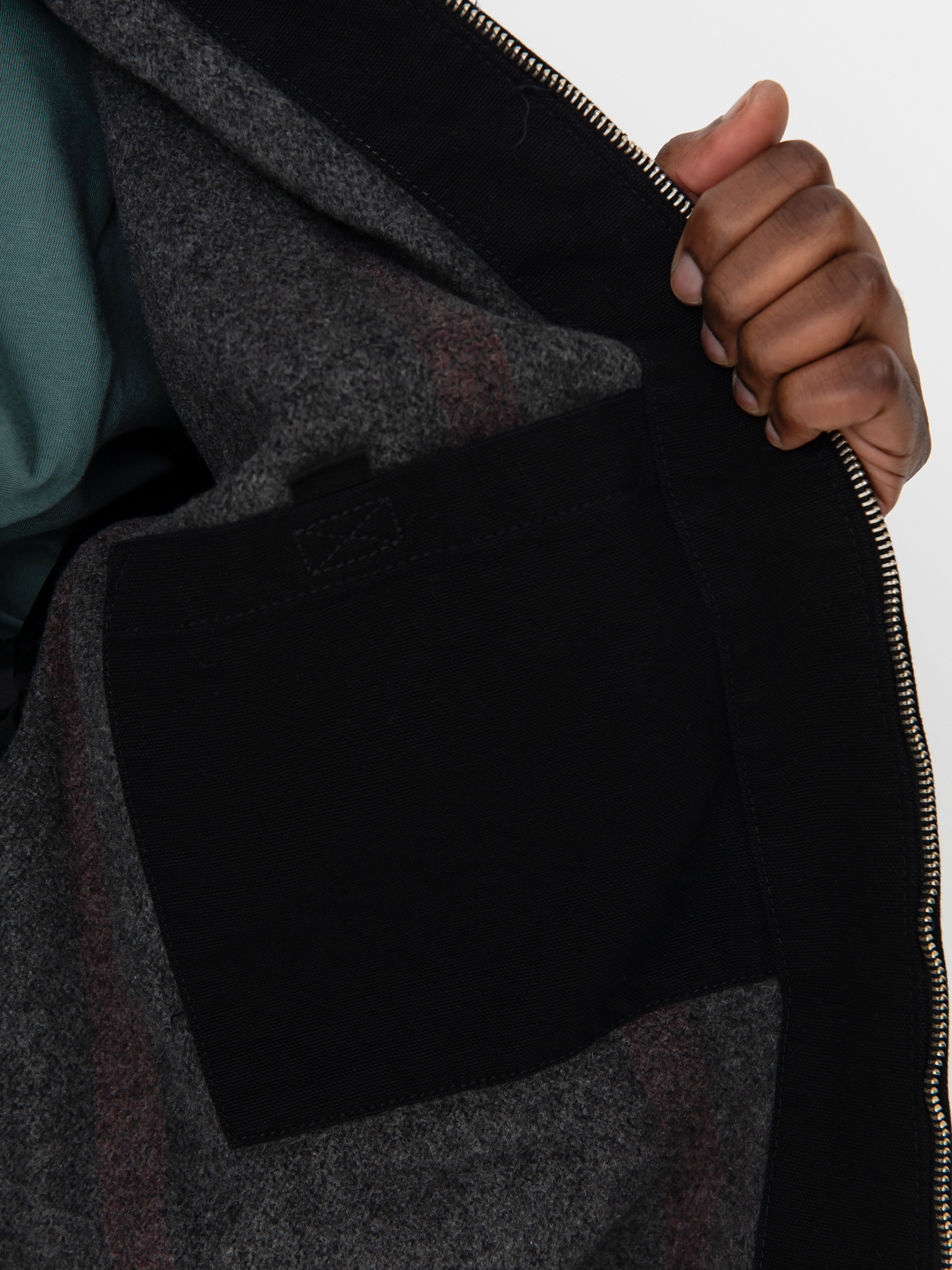 Bunda Carhartt WIP OG Santa Fe (black/black)