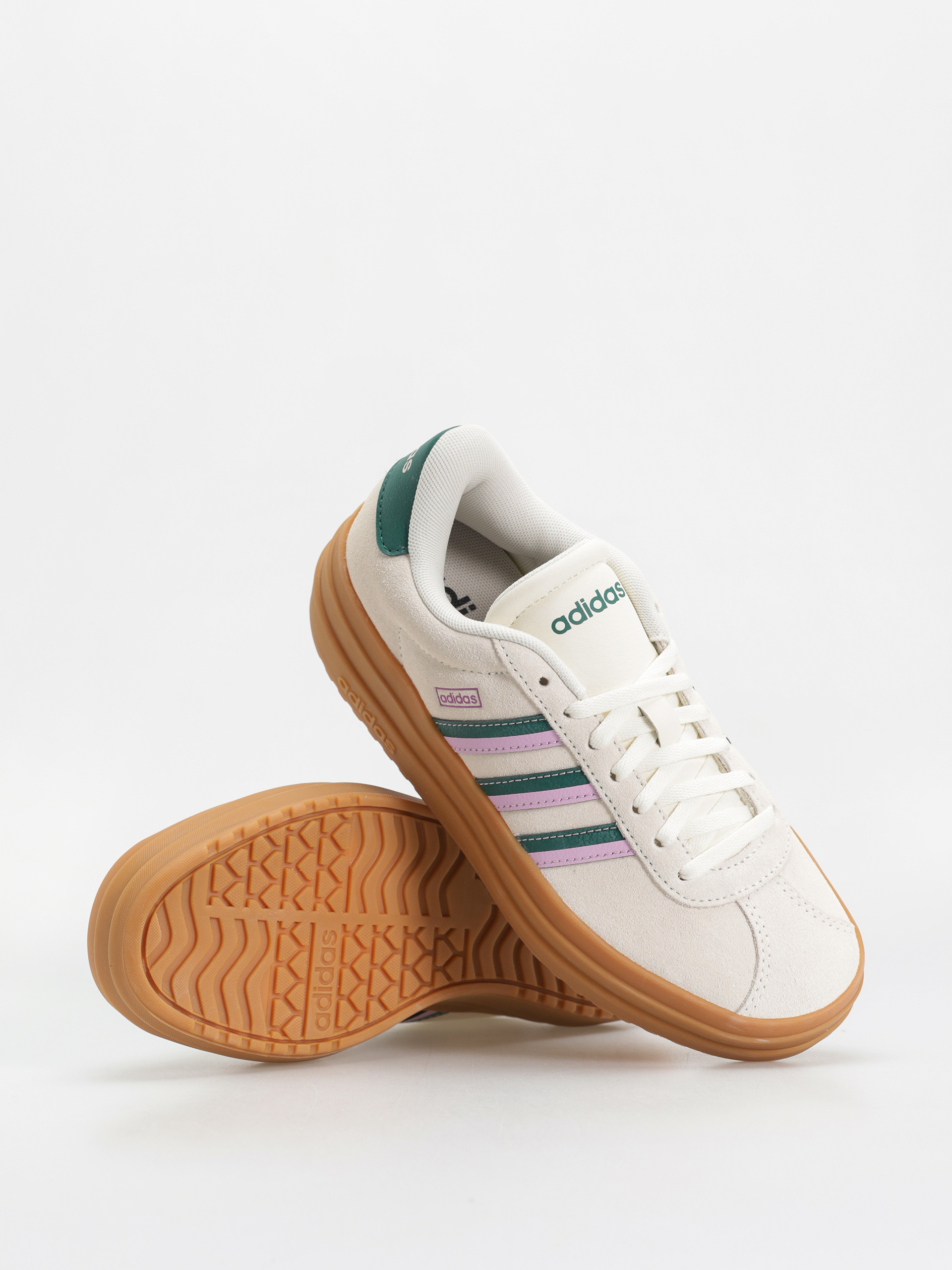 Boty adidas Vl Court Bold Wmn (owhite/cgreen/blilil)