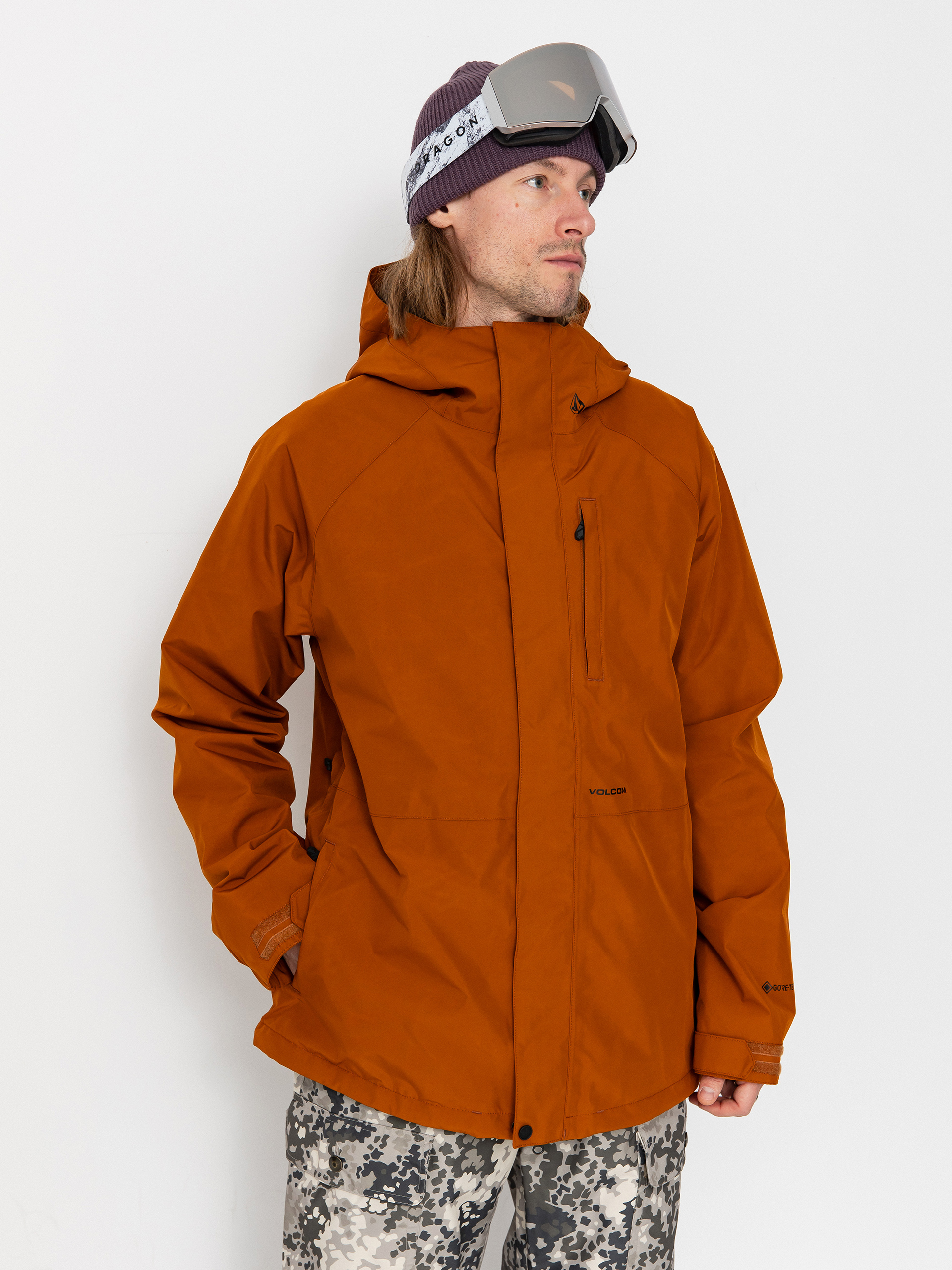 Pánská Snowboardová bunda Volcom Dua Ins Gore (caramel)