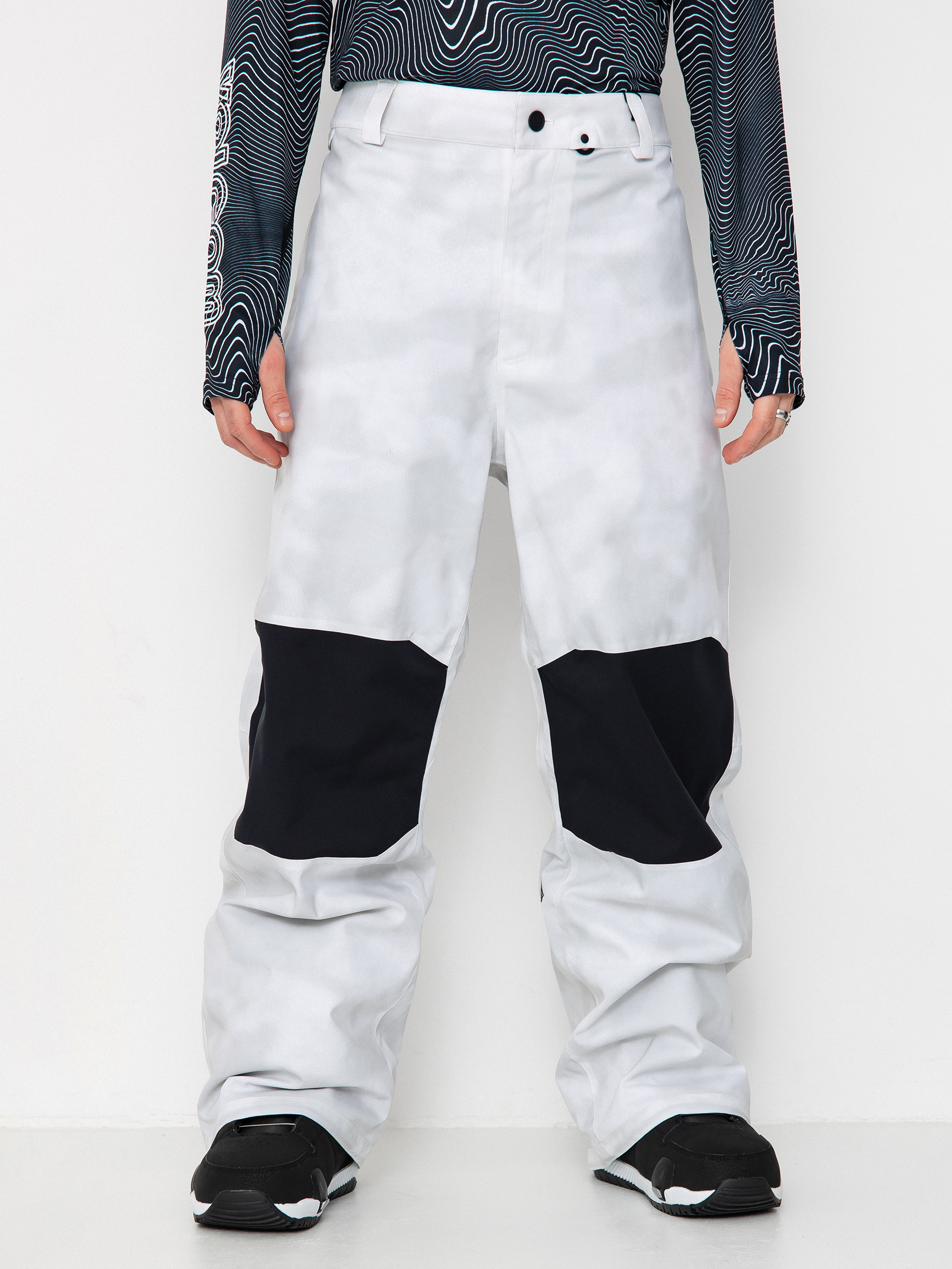 Pánské Snowboardové kalhoty  Volcom Snow Billow (white camo)