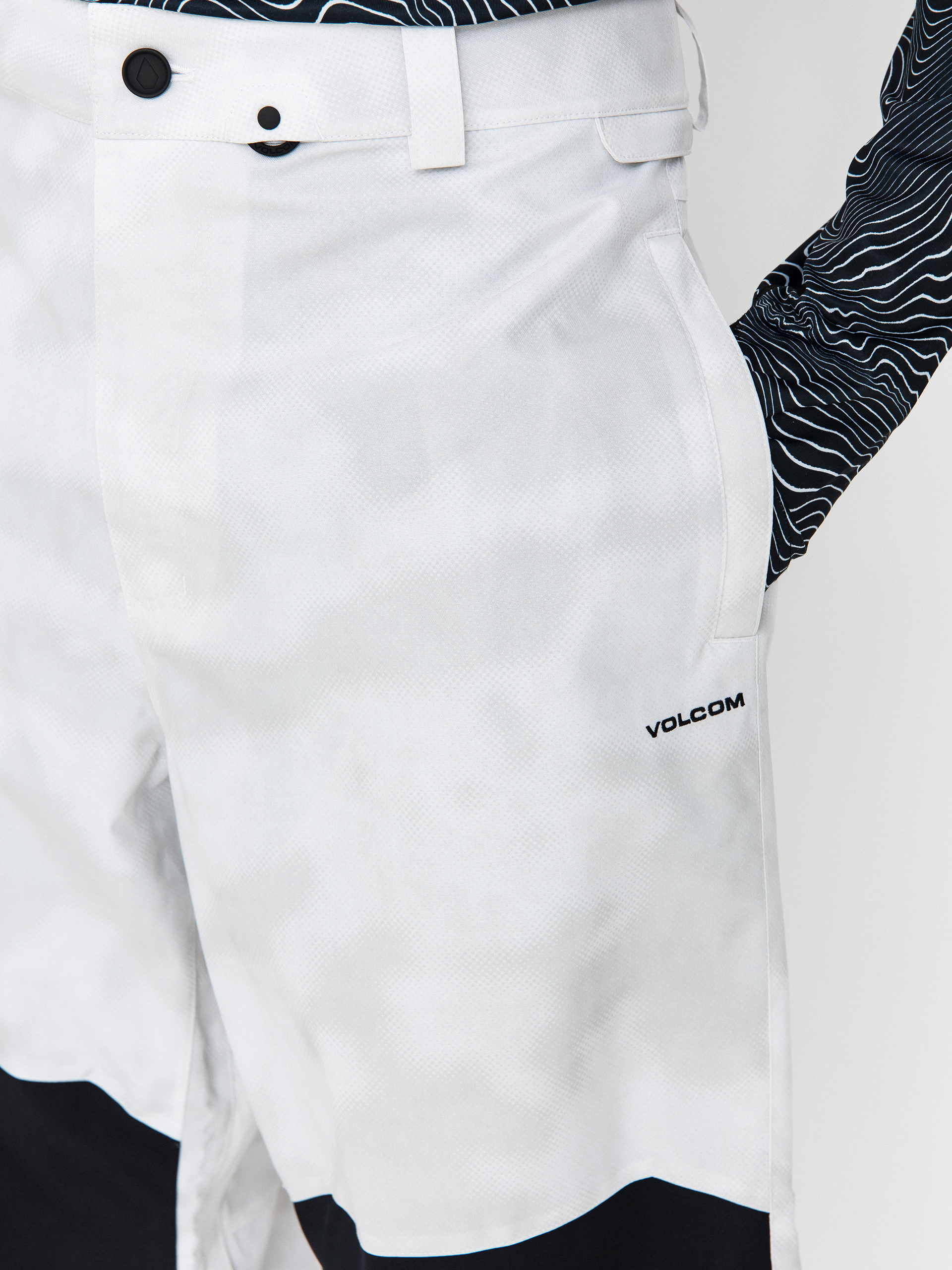 Pánské Snowboardové kalhoty  Volcom Snow Billow (white camo)