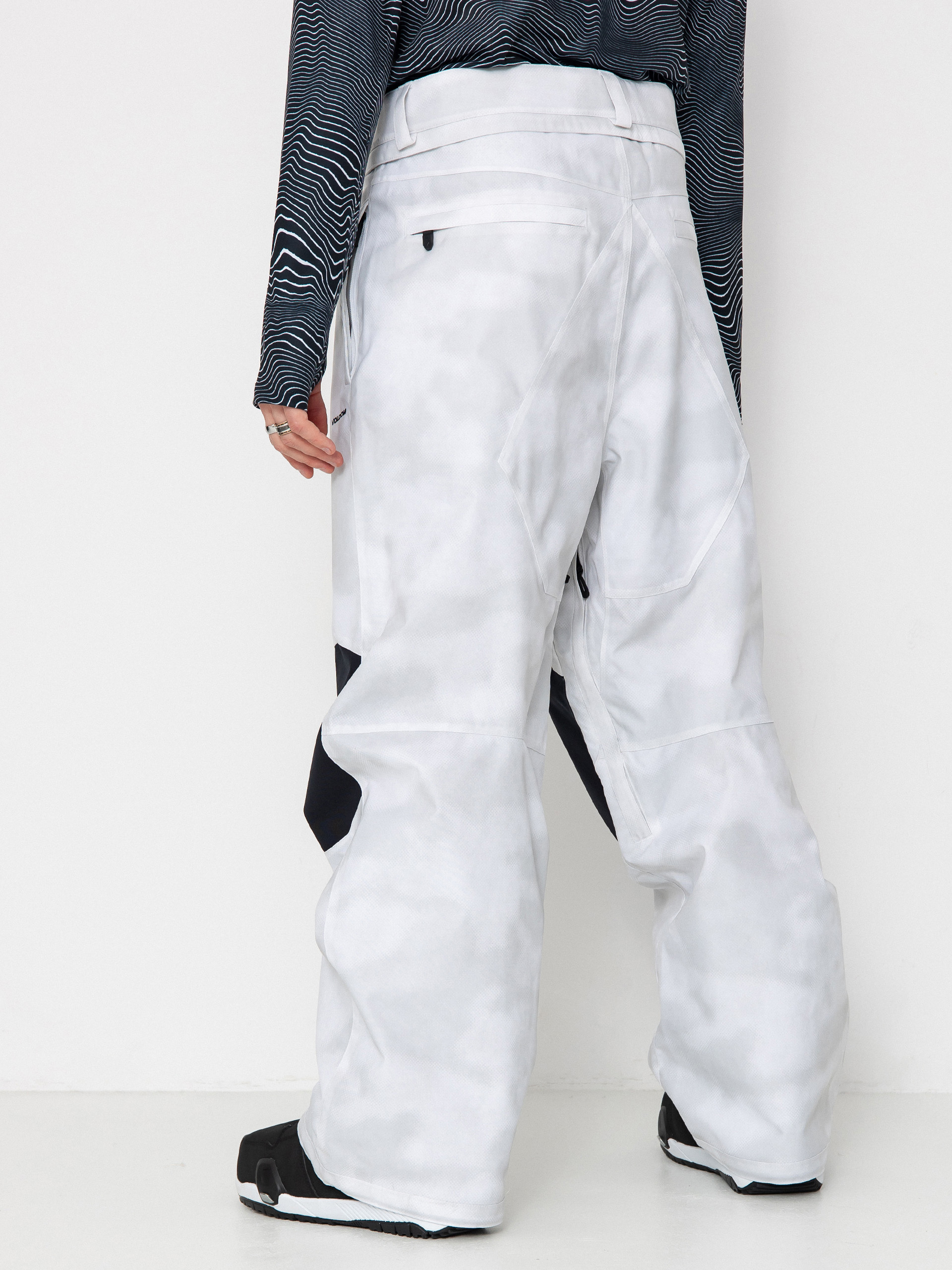 Pánské Snowboardové kalhoty  Volcom Snow Billow (white camo)