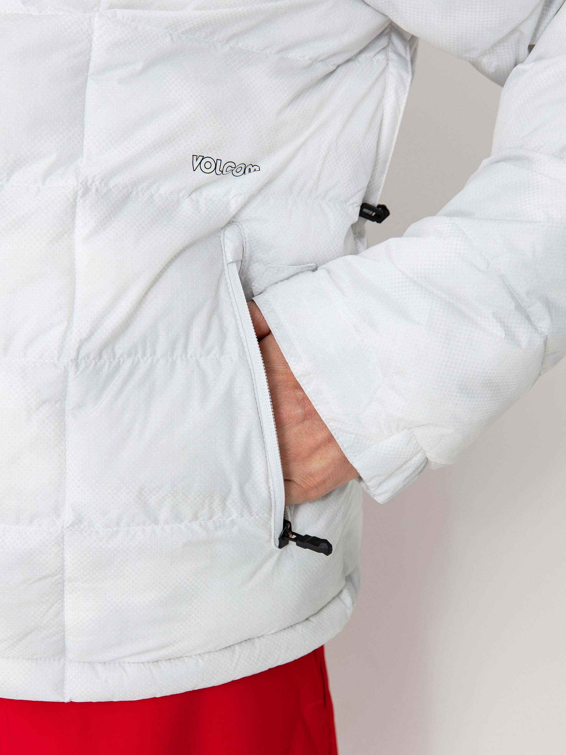 Pánská Snowboardová bunda Volcom Sew Down (white camo)