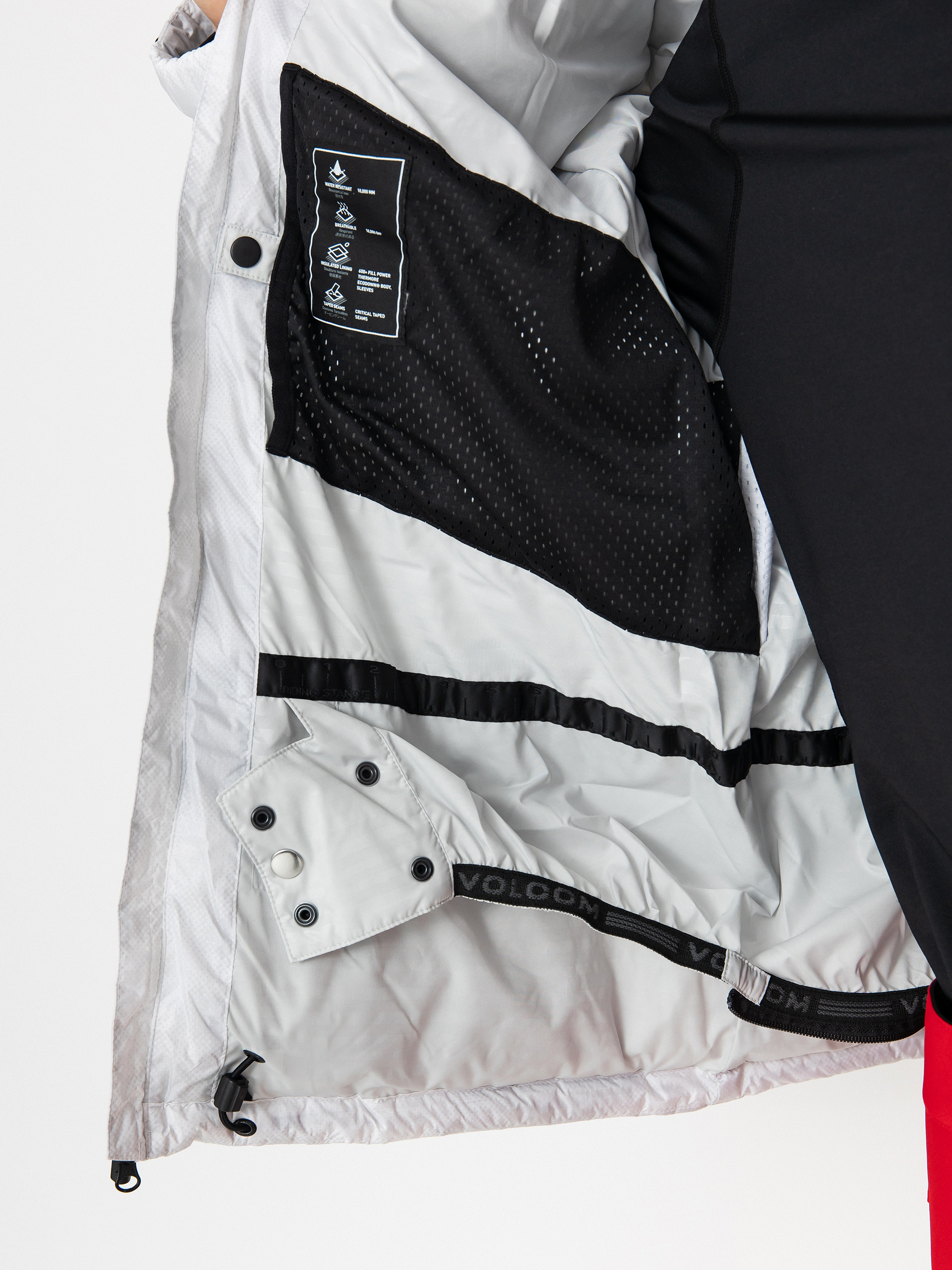 Pánská Snowboardová bunda Volcom Sew Down (white camo)