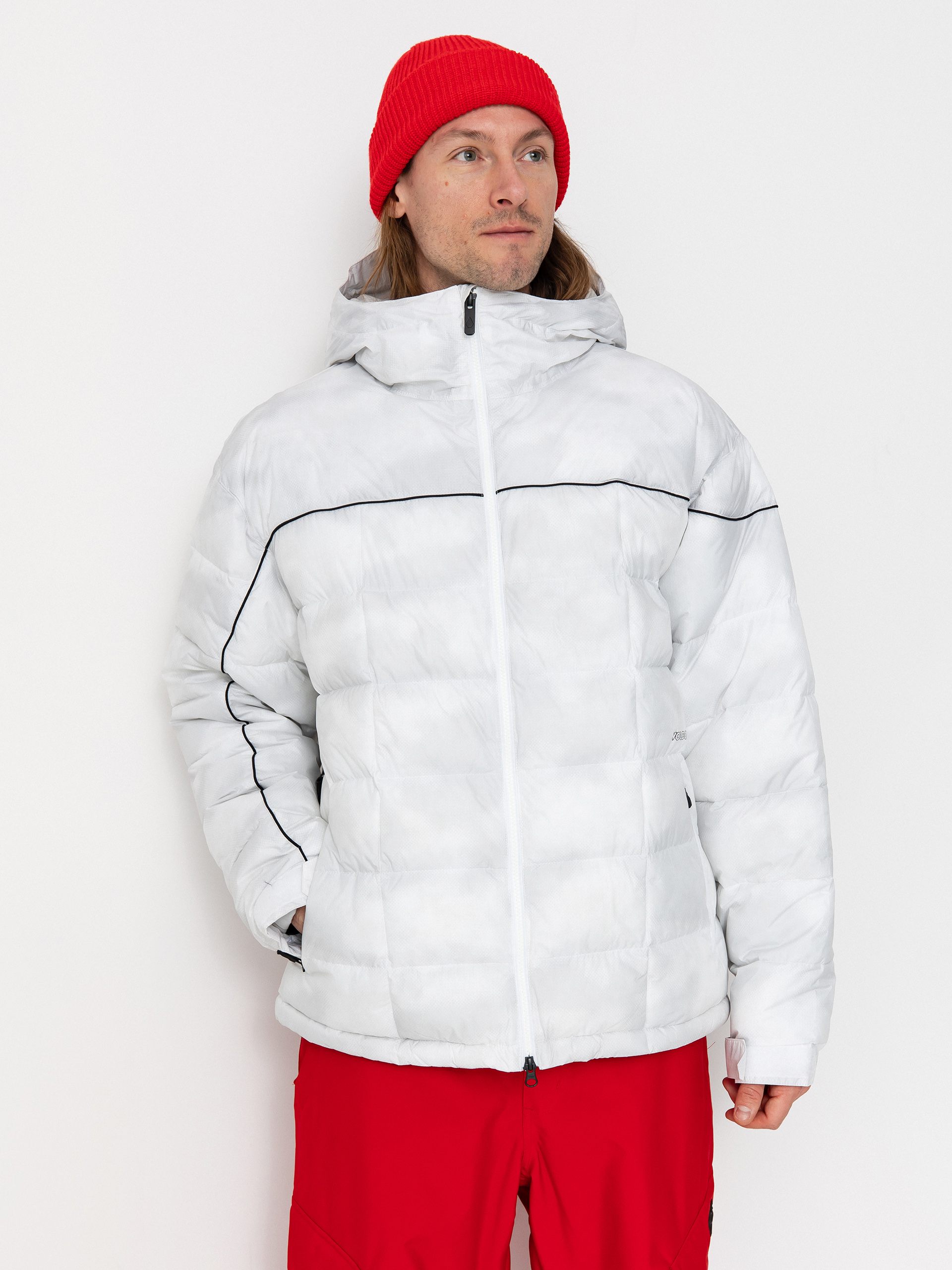Pánská Snowboardová bunda Volcom Sew Down (white camo)