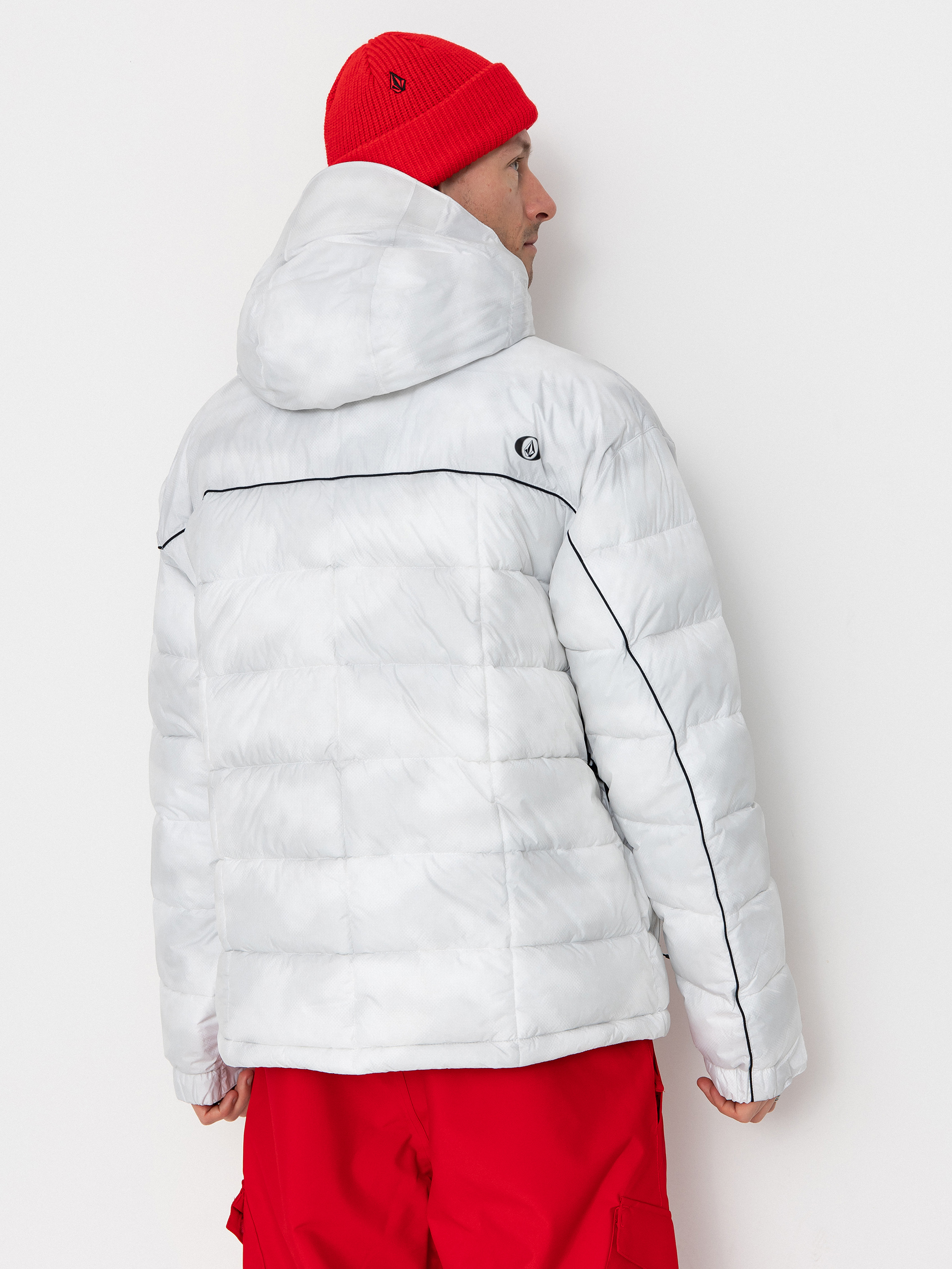 Pánská Snowboardová bunda Volcom Sew Down (white camo)