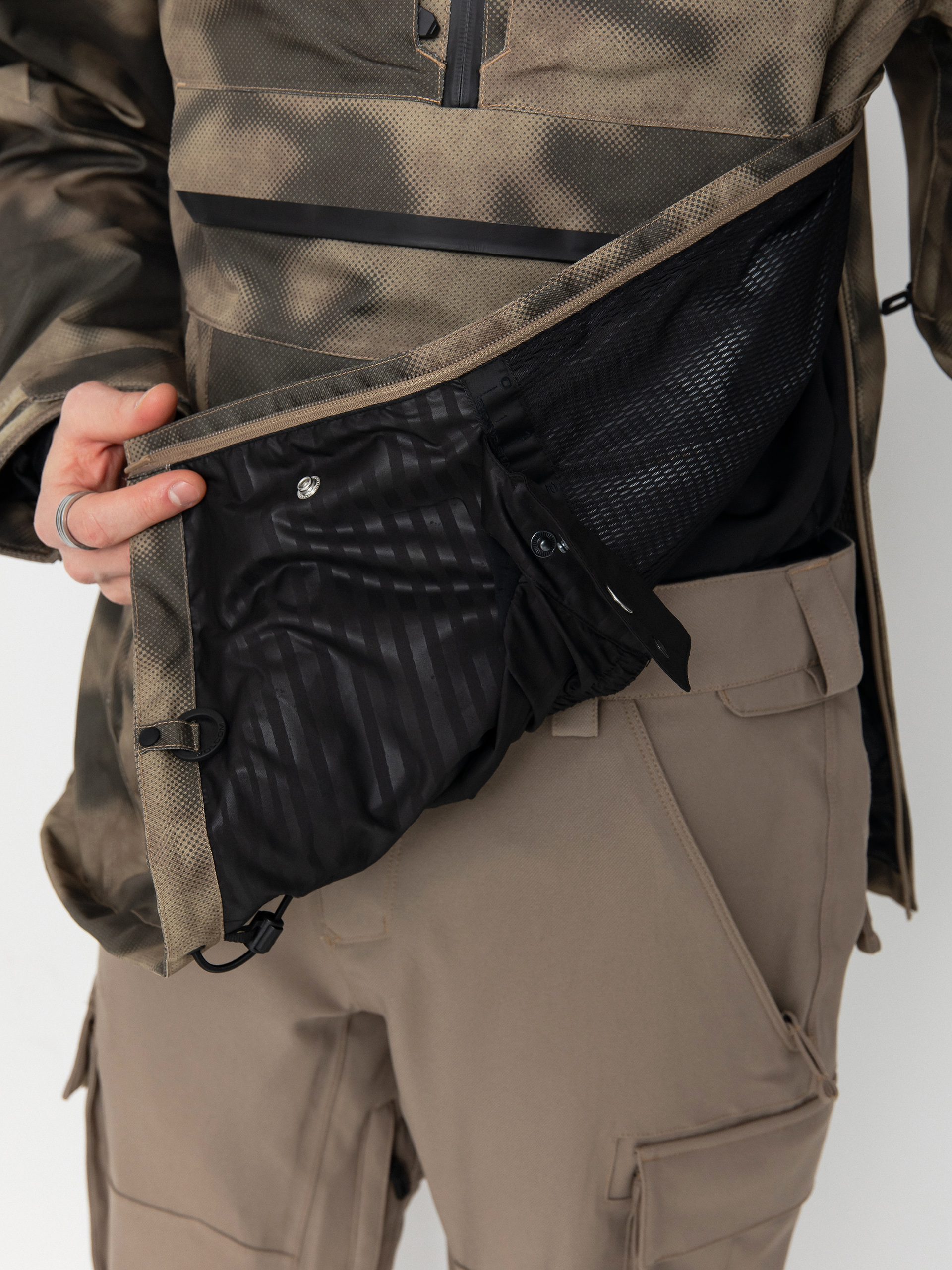 Pánská Snowboardová bunda Volcom Brighton Pullover (camouflage)