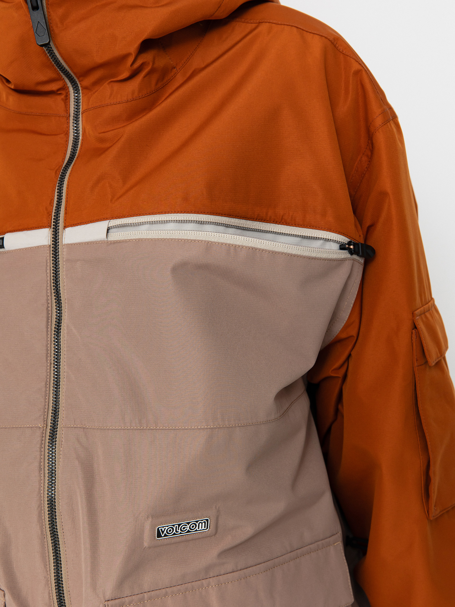 Pánská Snowboardová bunda Volcom Nightbreaker 20K (chestnut brown)