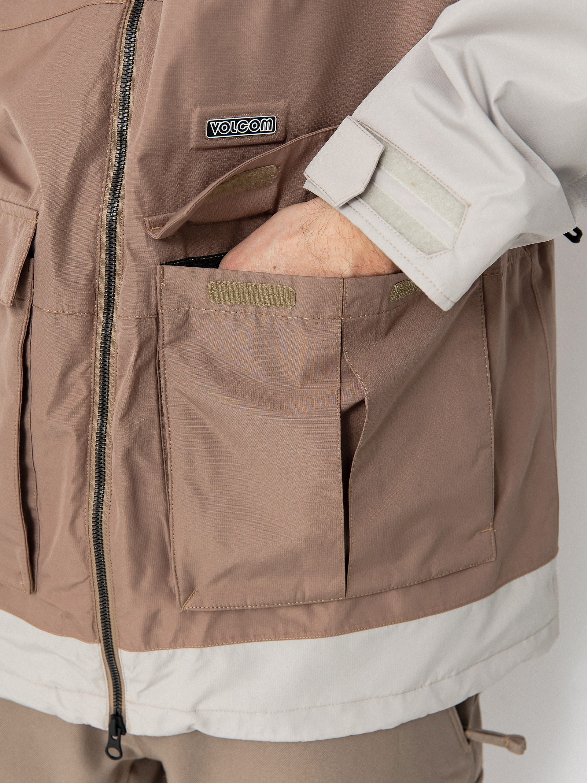 Pánská Snowboardová bunda Volcom Nightbreaker 20K (chestnut brown)