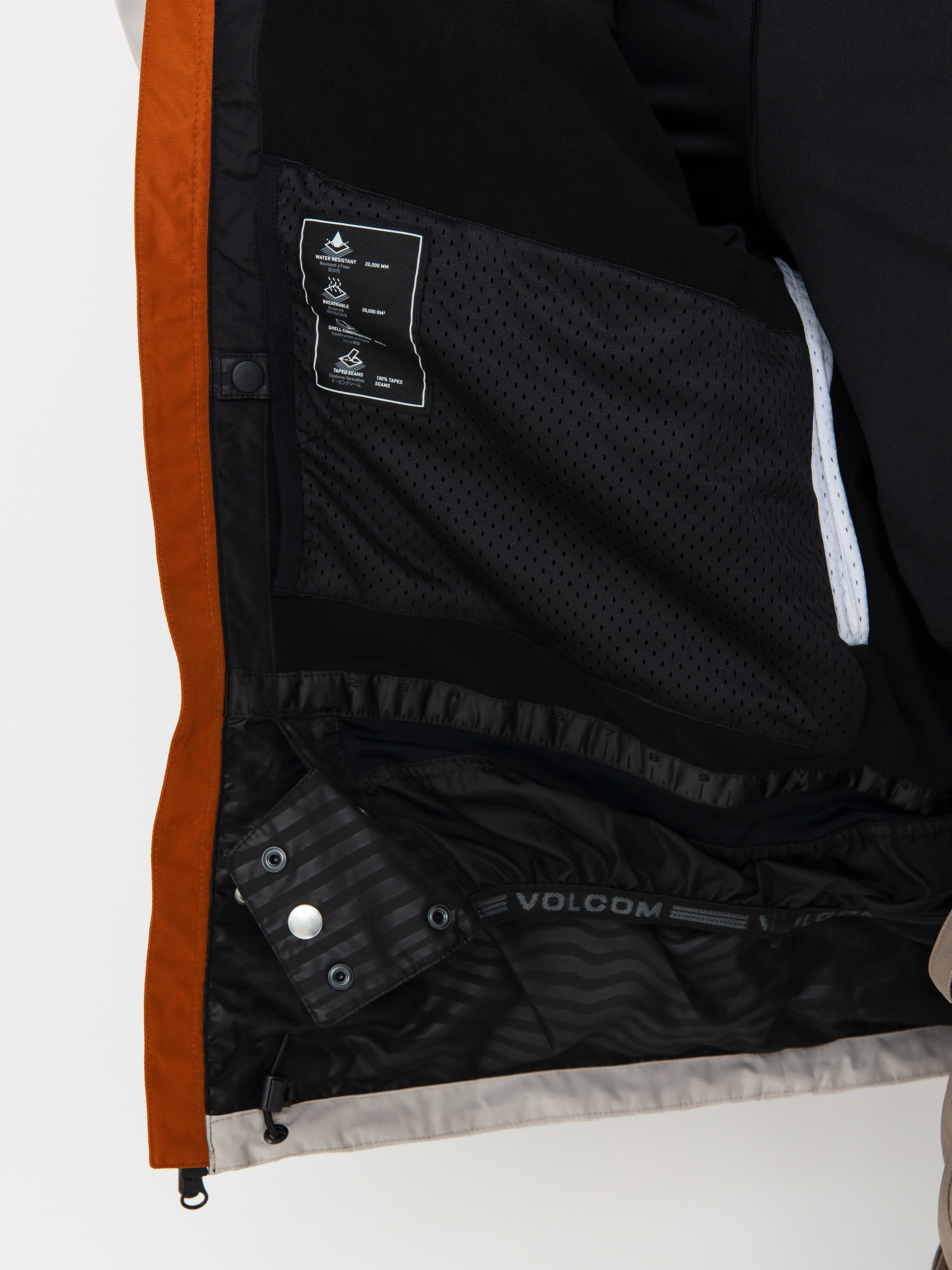 Pánská Snowboardová bunda Volcom Nightbreaker 20K (chestnut brown)