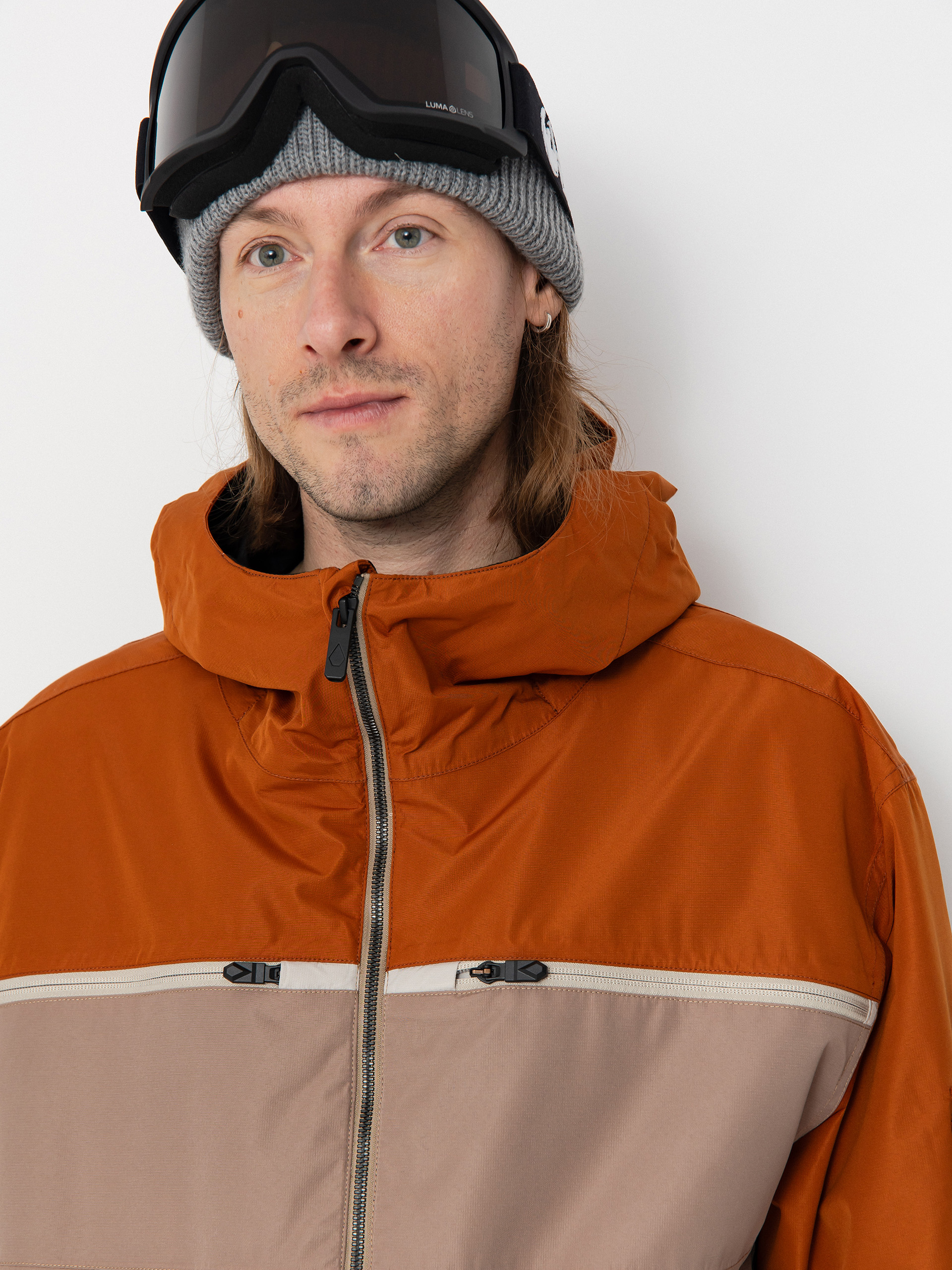Pánská Snowboardová bunda Volcom Nightbreaker 20K (chestnut brown)