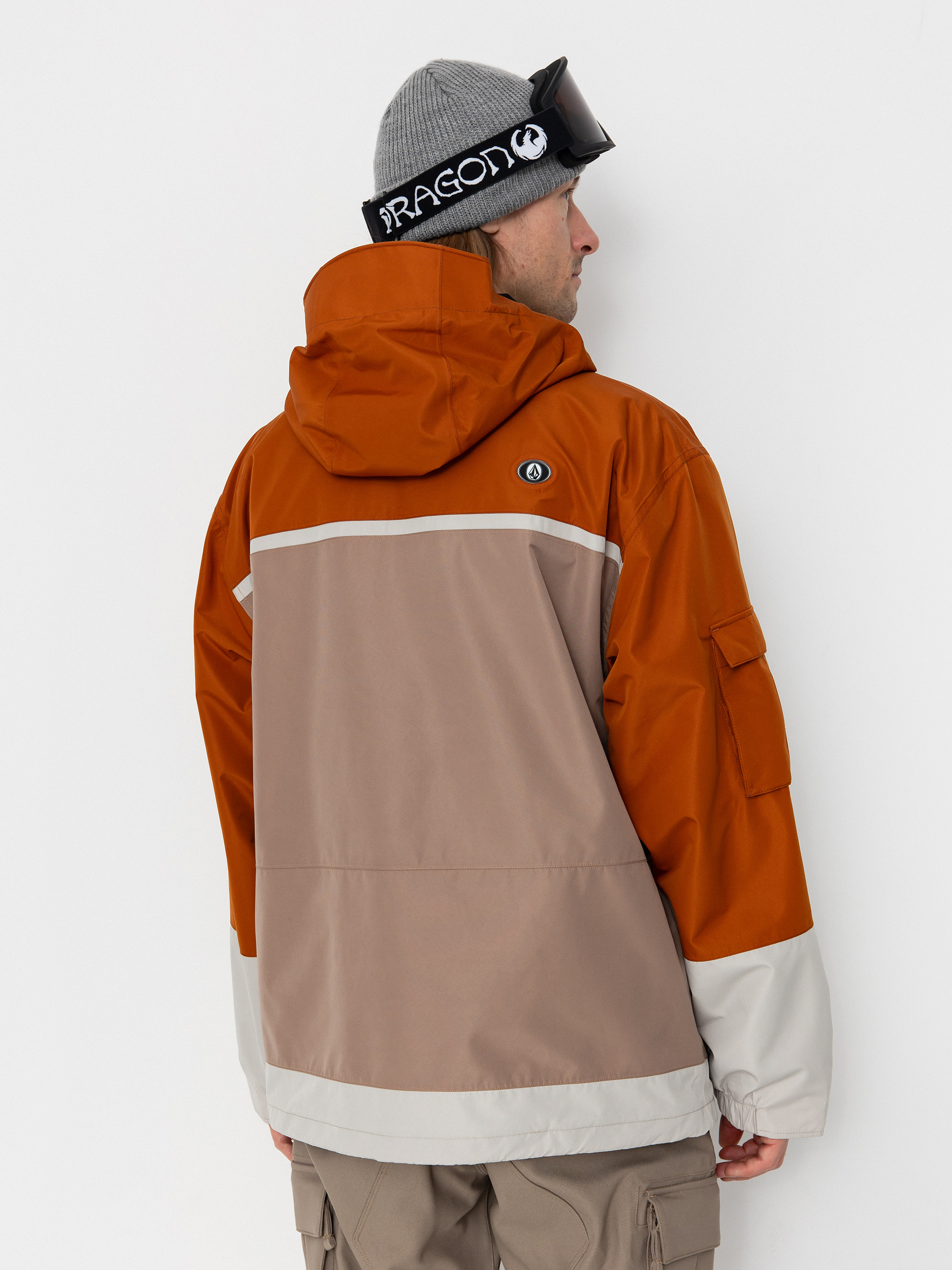 Pánská Snowboardová bunda Volcom Nightbreaker 20K (chestnut brown)