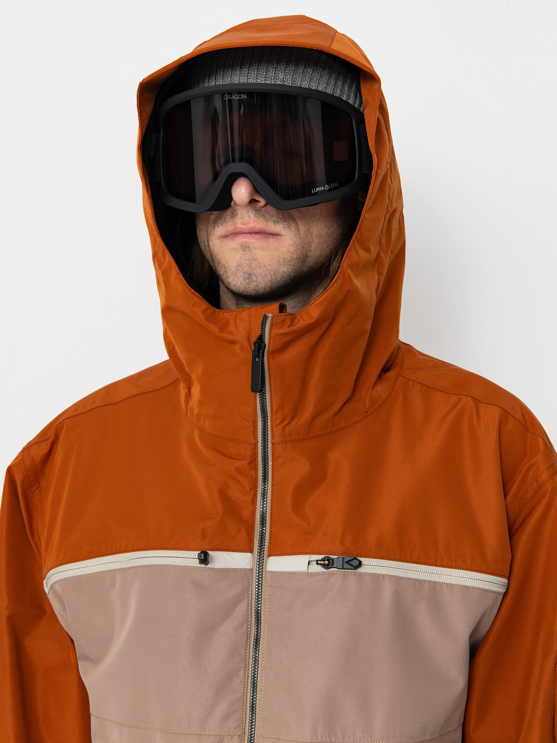 Pánská Snowboardová bunda Volcom Nightbreaker 20K (chestnut brown)