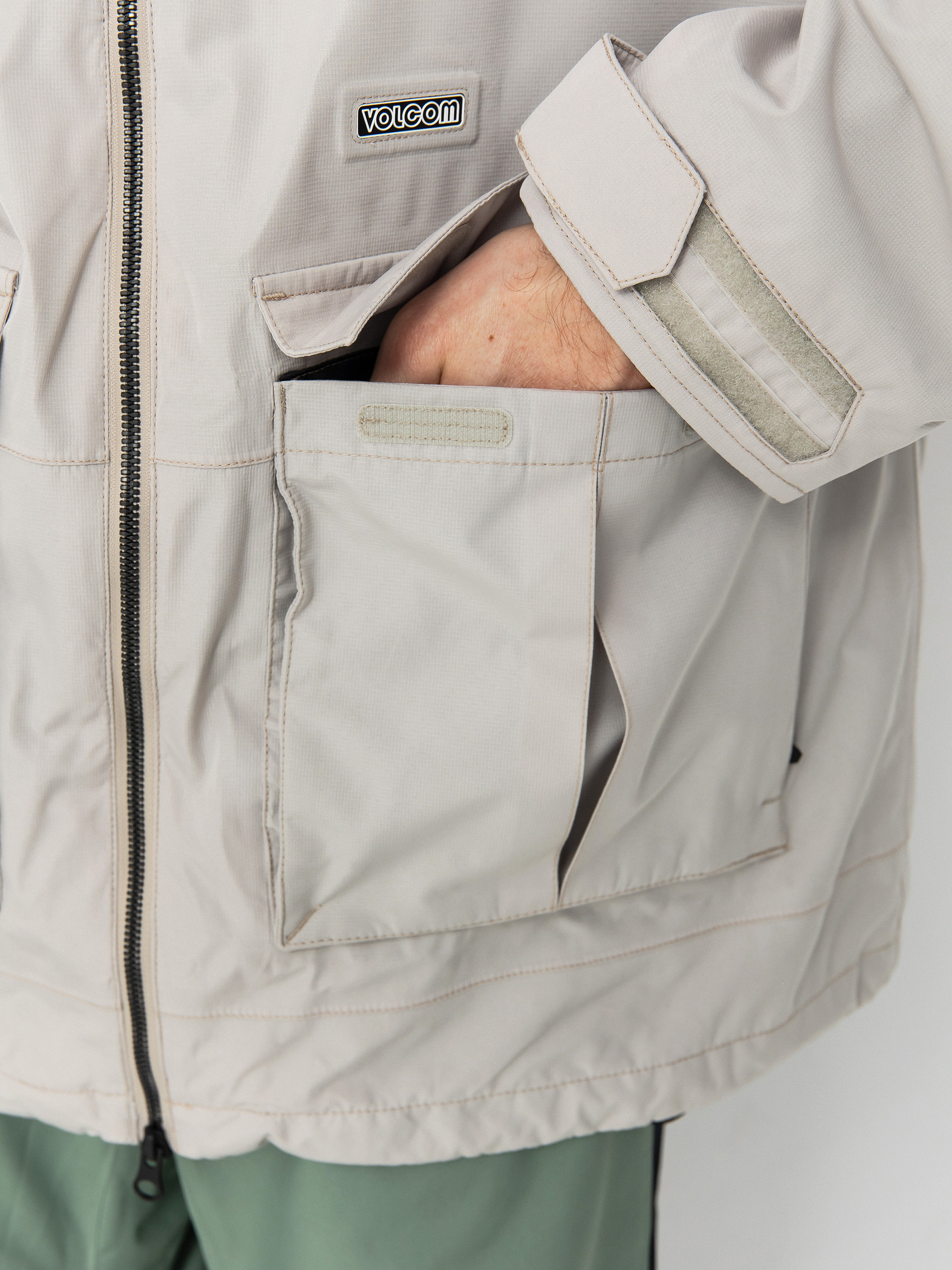 Pánská Snowboardová bunda Volcom Nightbreaker 20K (grey)