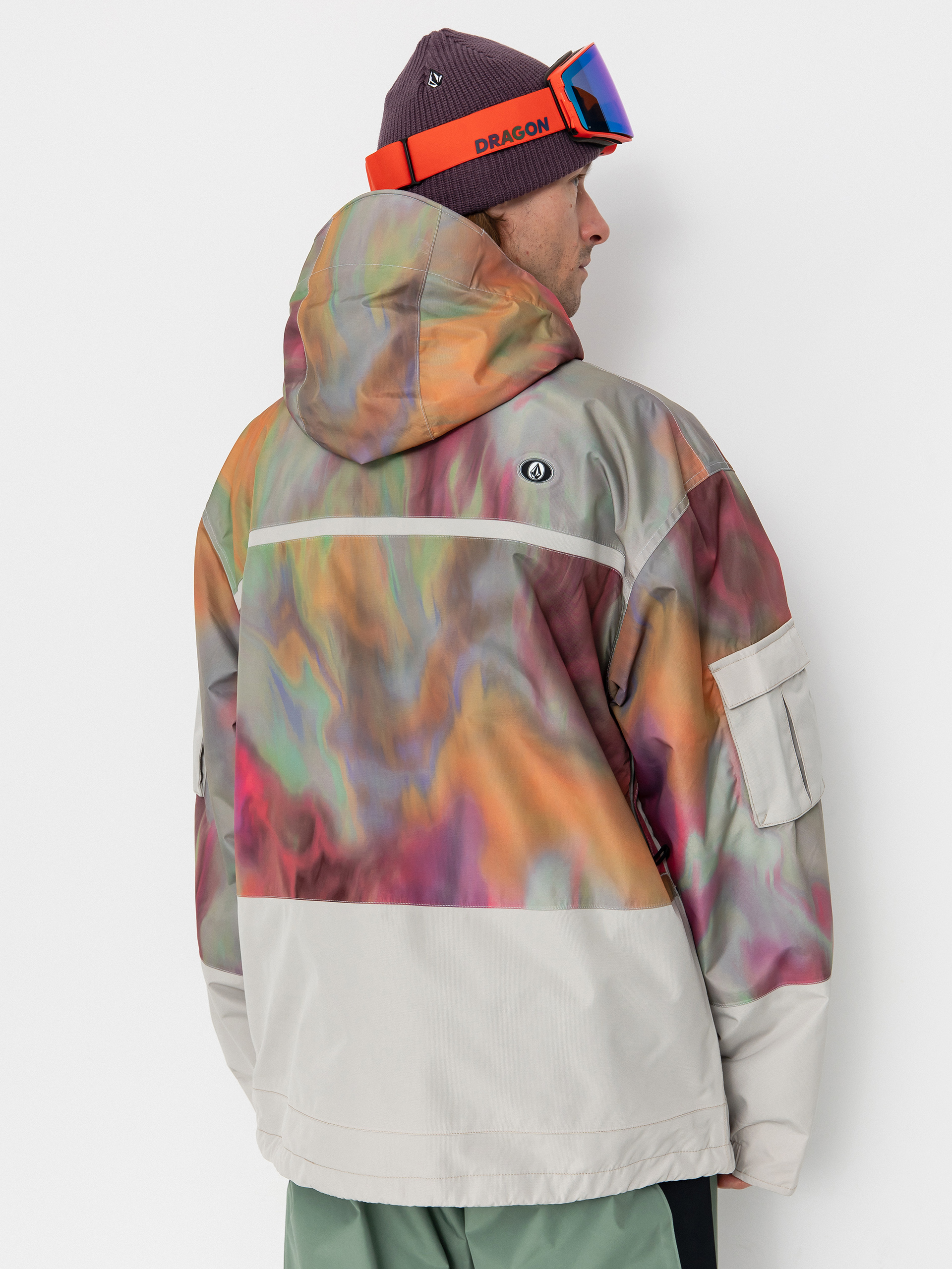 Pánská Snowboardová bunda Volcom Nightbreaker 20K (grey)