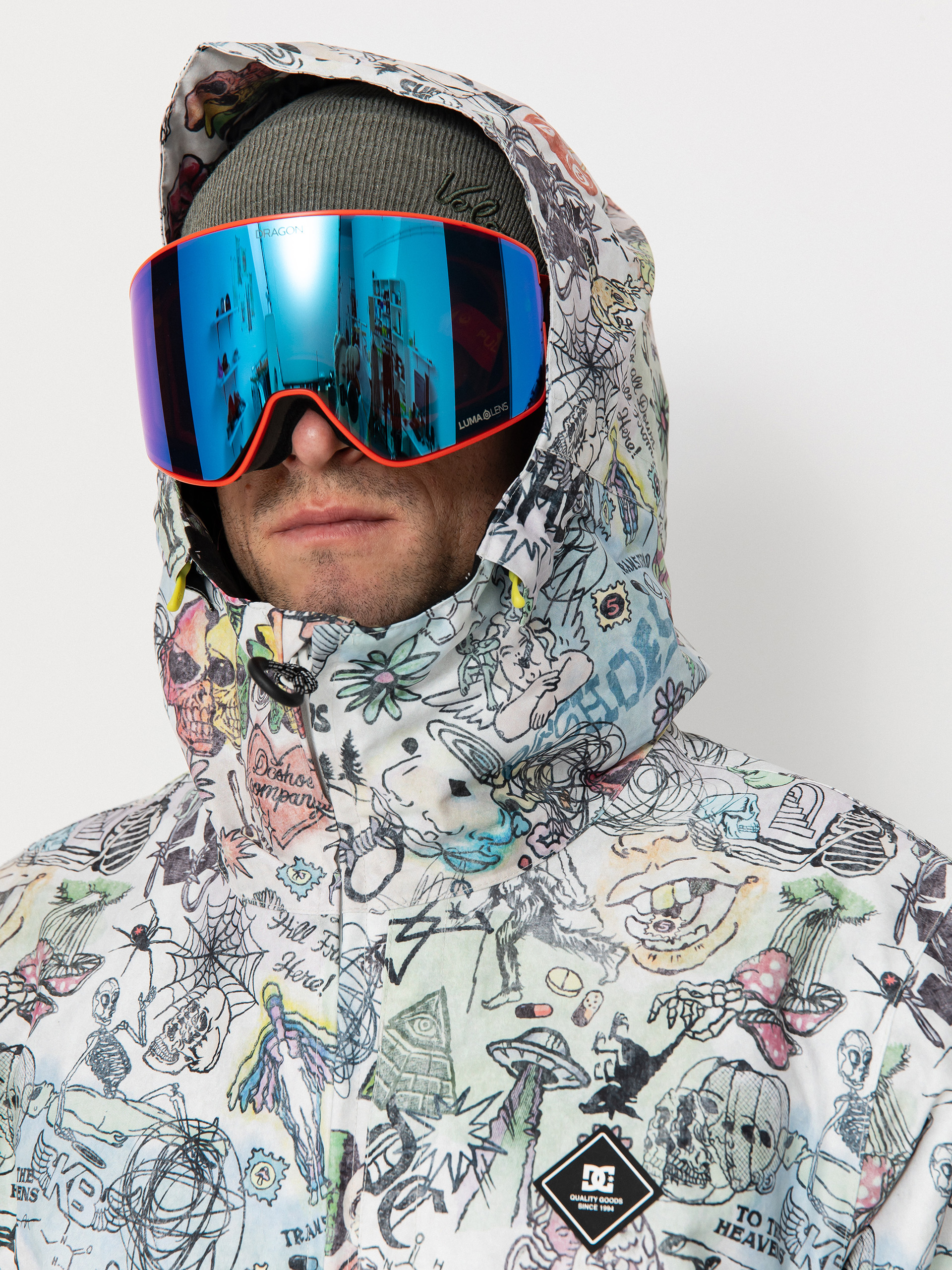 Pánská Snowboardová bunda DC Basis Print (vision quest)